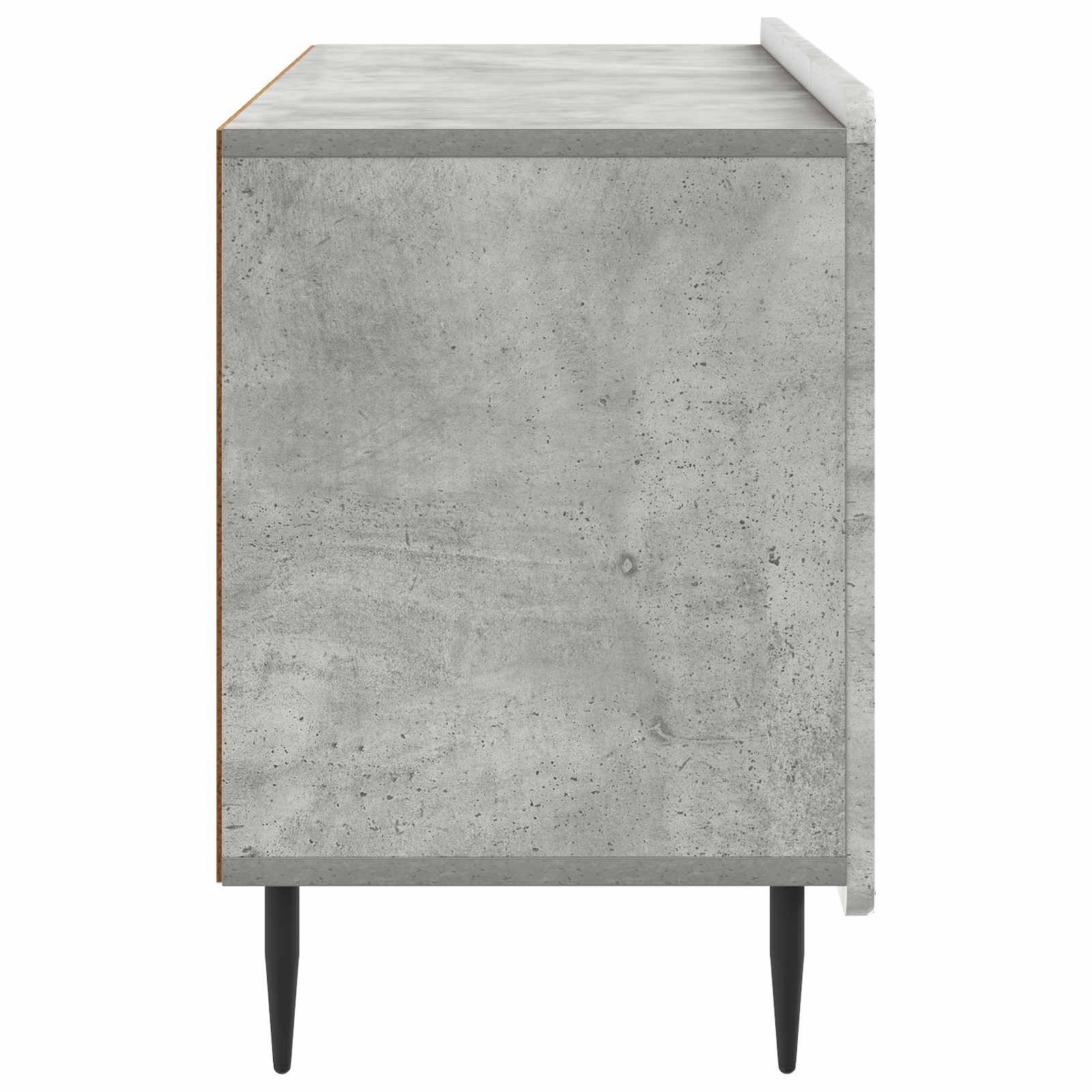 Meuble TV Gris béton 99 x 34,5 x 52 cm Bois d'ingénierie - XIOS