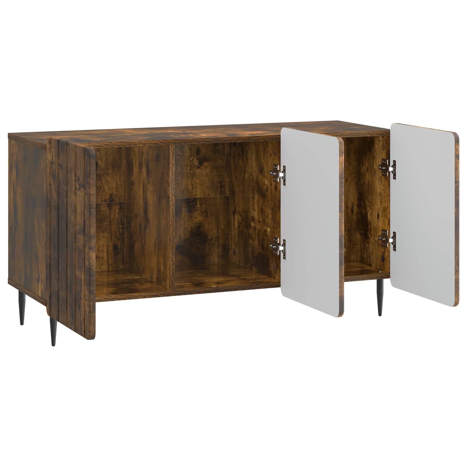 Meuble TV Chêne fumé 99 x 34,5 x 52 cm Bois d'ingénierie - XIOS