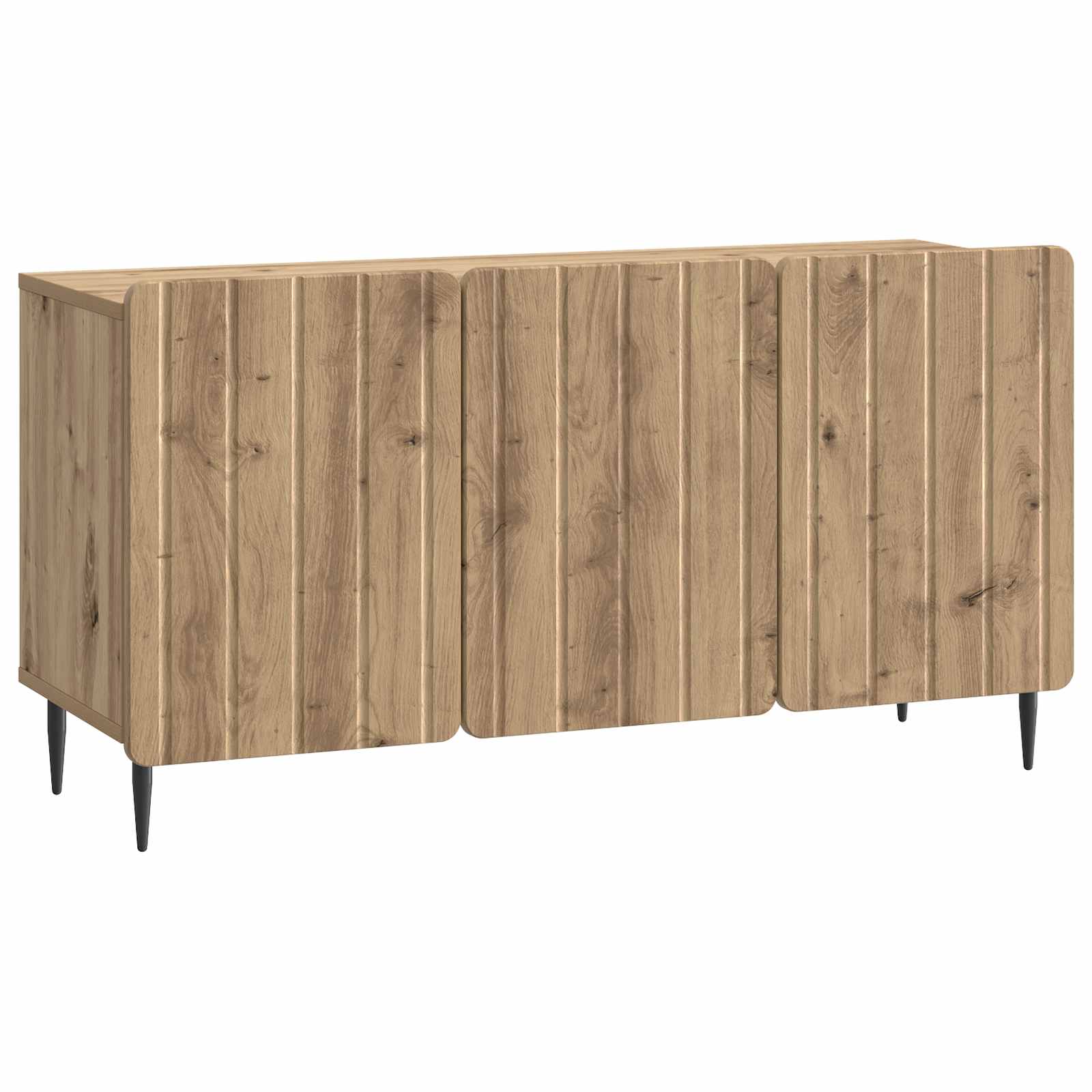 Meuble TV Chêne artisanal 99 x 34,5 x 52 cm Bois d'ingénierie - XIOS
