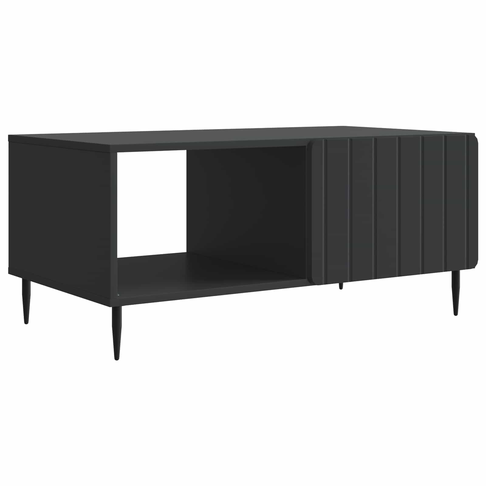 Table basse Noir 90 x 50 x 40 cm Bois d'ingénierie - XIOS