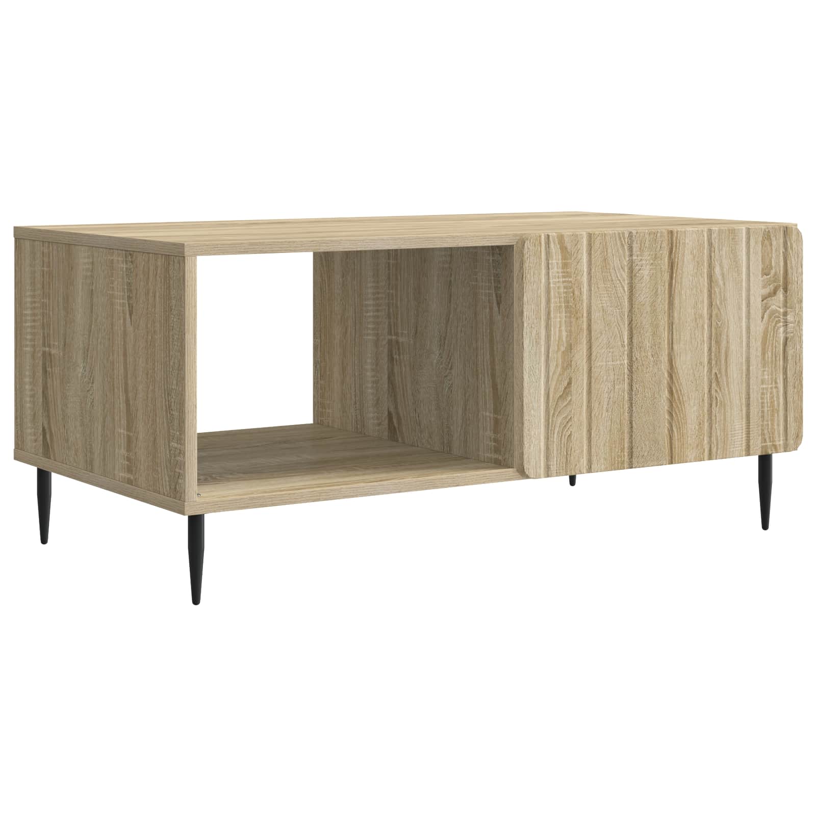 Table basse Chêne Sonoma 90 x 50 x 40 cm Bois d'ingénierie - XIOS