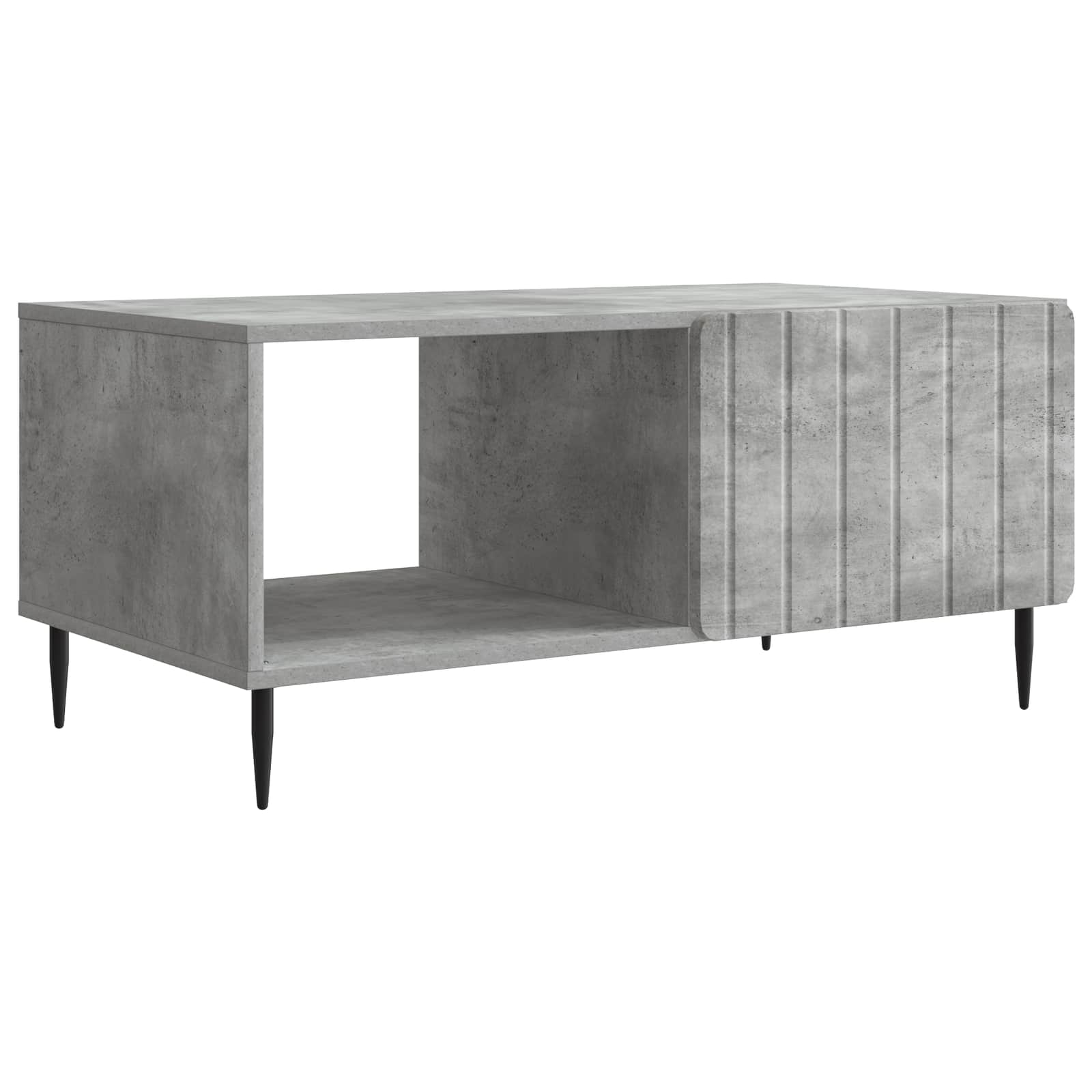 Table basse Gris béton 90 x 50 x 40 cm Bois d'ingénierie - XIOS
