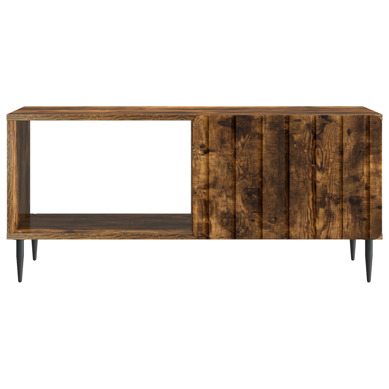 Table basse Chêne fumé 90 x 50 x 40 cm Bois d'ingénierie - XIOS