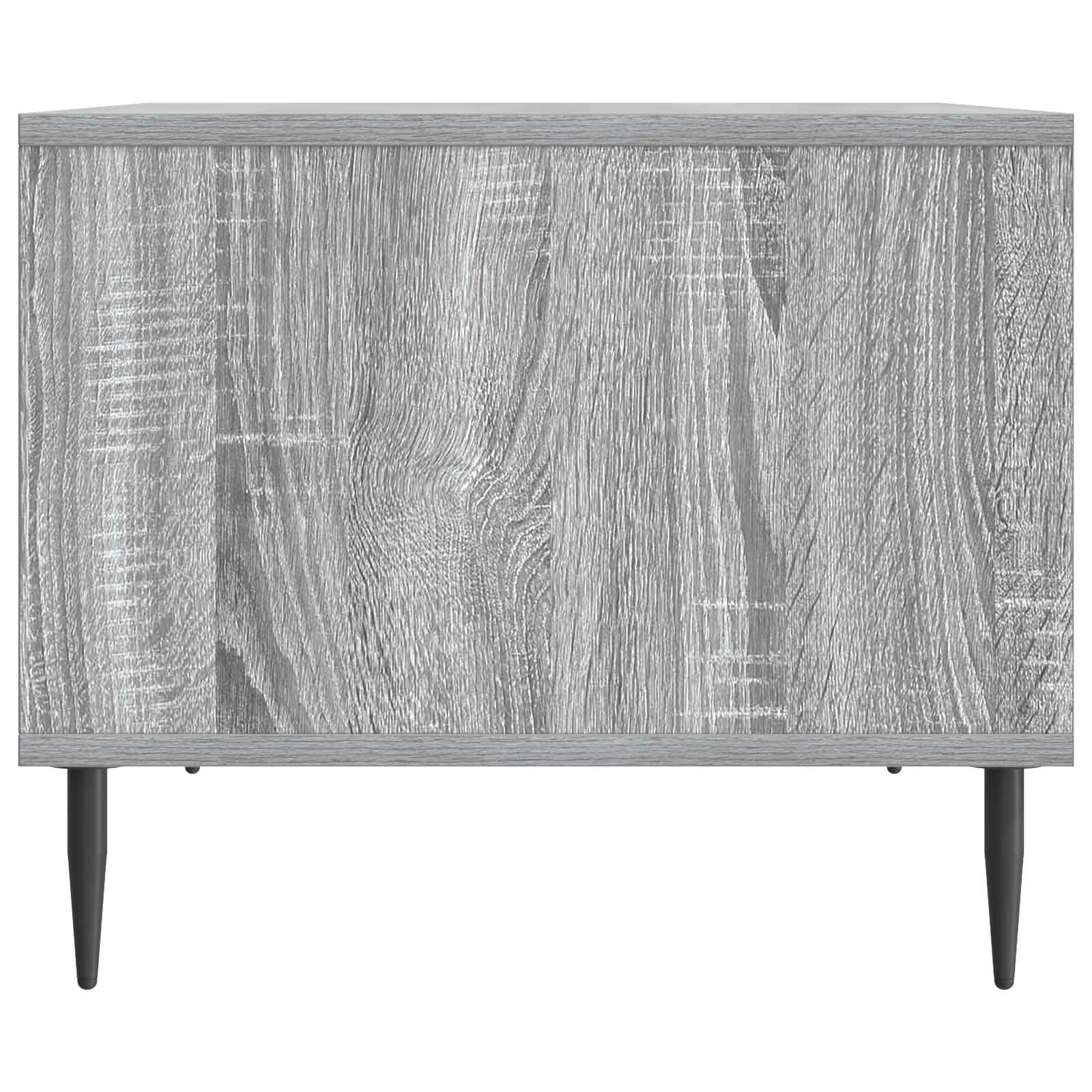 Table basse Sonoma gris 90 x 50 x 40 cm Bois d'ingénierie - XIOS
