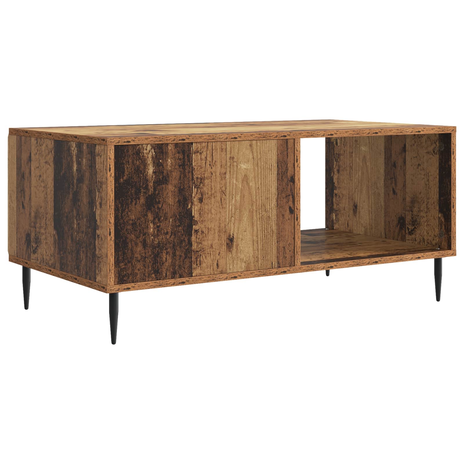 Table basse Bois ancien 90 x 50 x 40 cm Bois d'ingénierie - XIOS