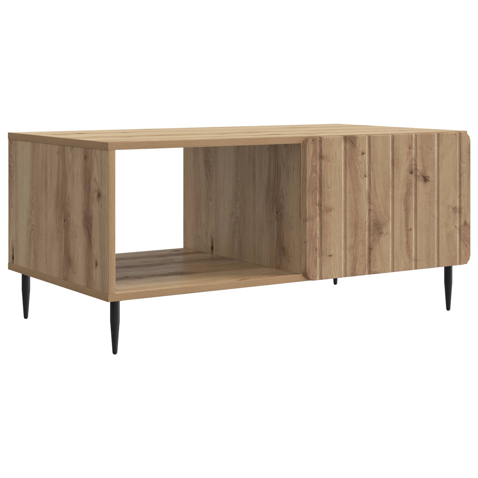 Table basse Chêne artisanal 90 x 50 x 40 cm Bois d'ingénierie - XIOS