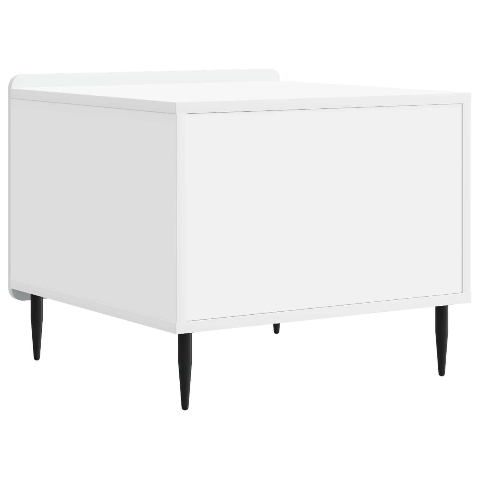 Table basse avec tiroir Blanc 49 x 50 x 42 cm Bois d'ingénierie - XIOS