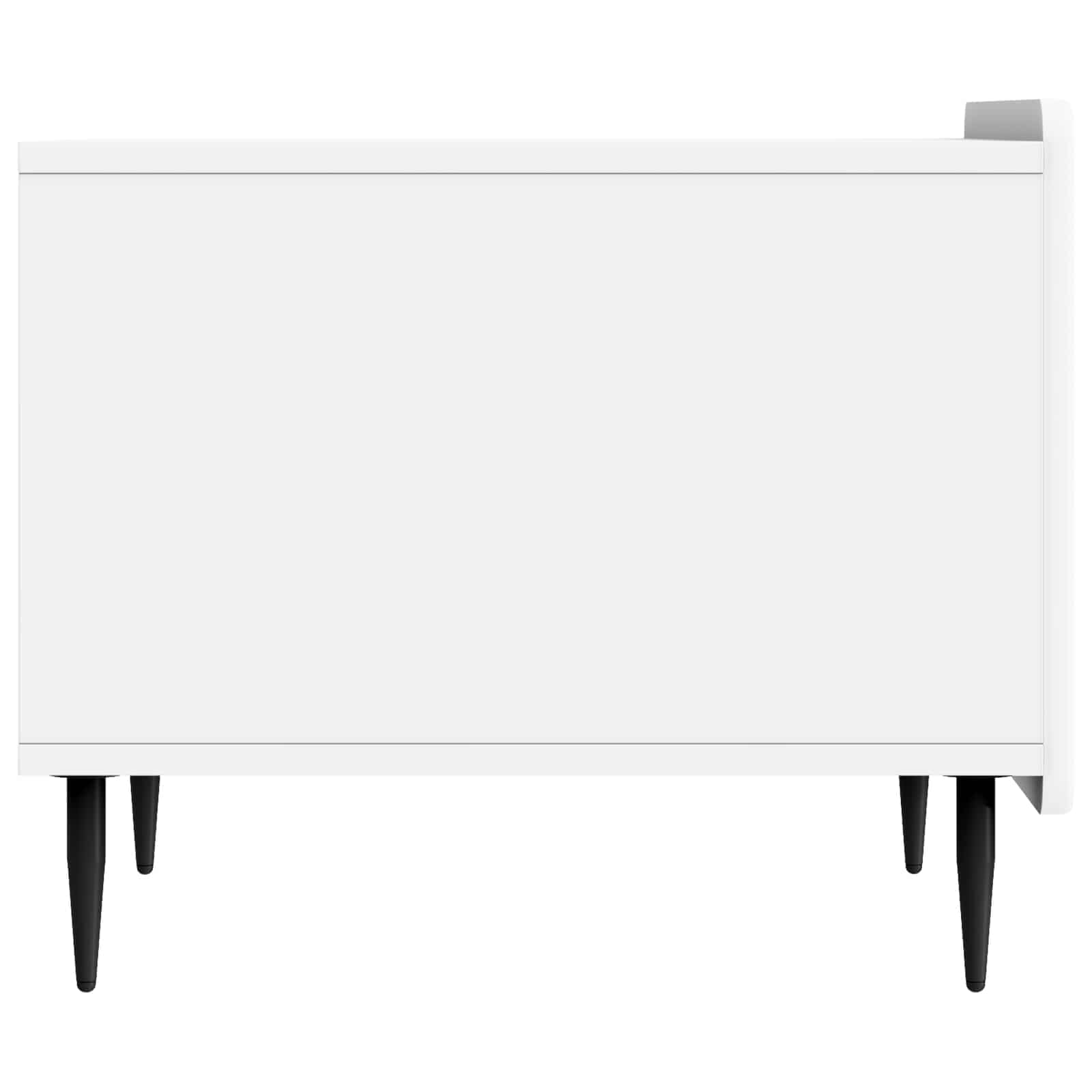 Table basse avec tiroir Blanc 49 x 50 x 42 cm Bois d'ingénierie - XIOS