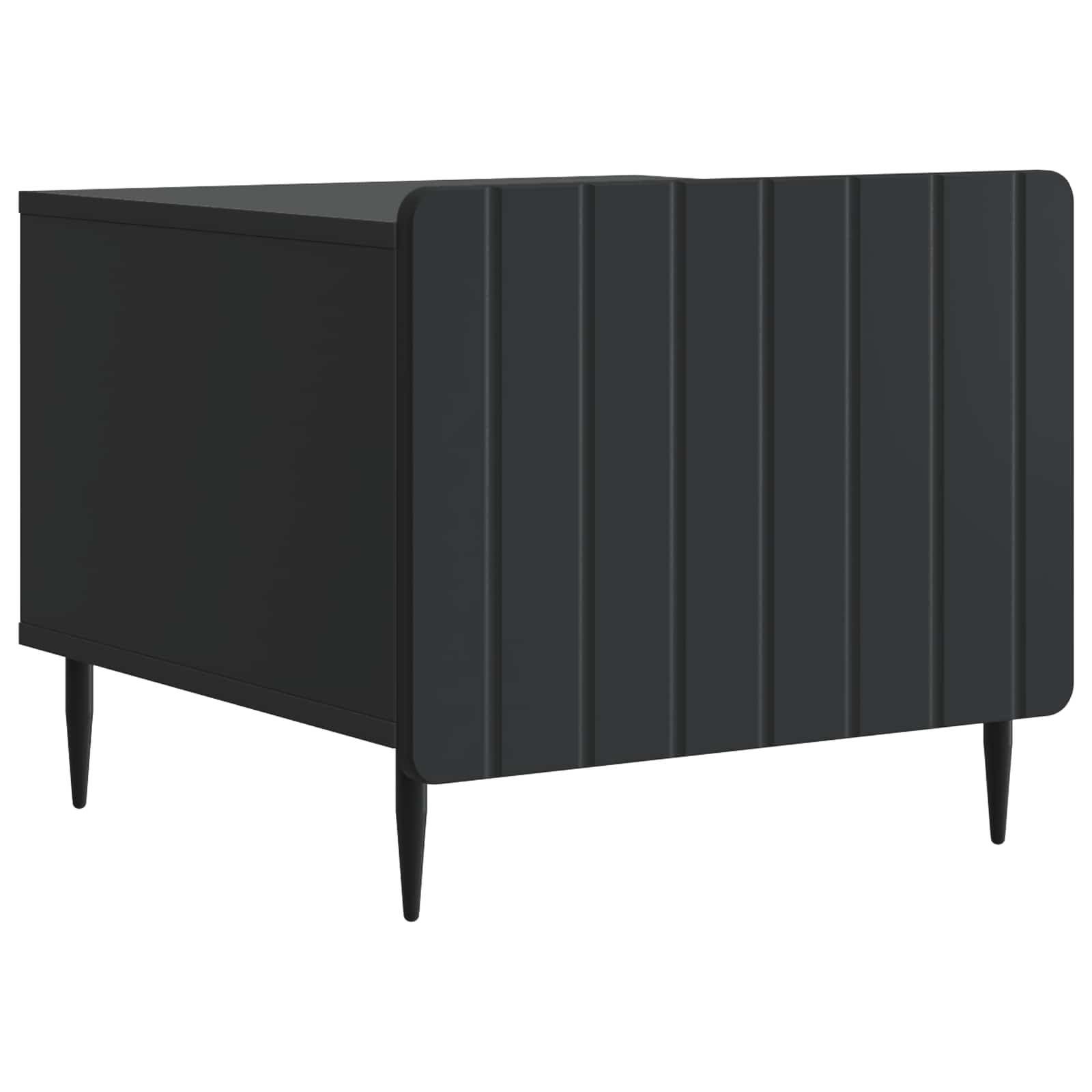 Table basse avec tiroir Noir 49 x 50 x 42 cm Bois d'ingénierie - XIOS