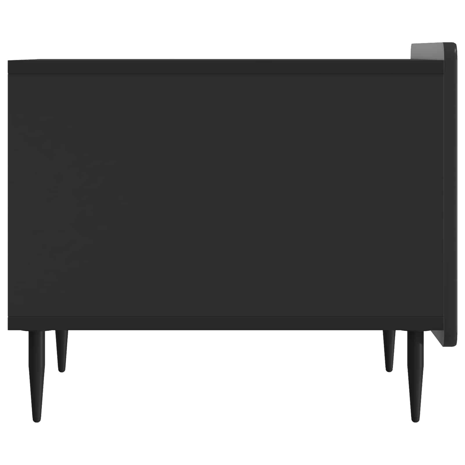 Table basse avec tiroir Noir 49 x 50 x 42 cm Bois d'ingénierie - XIOS