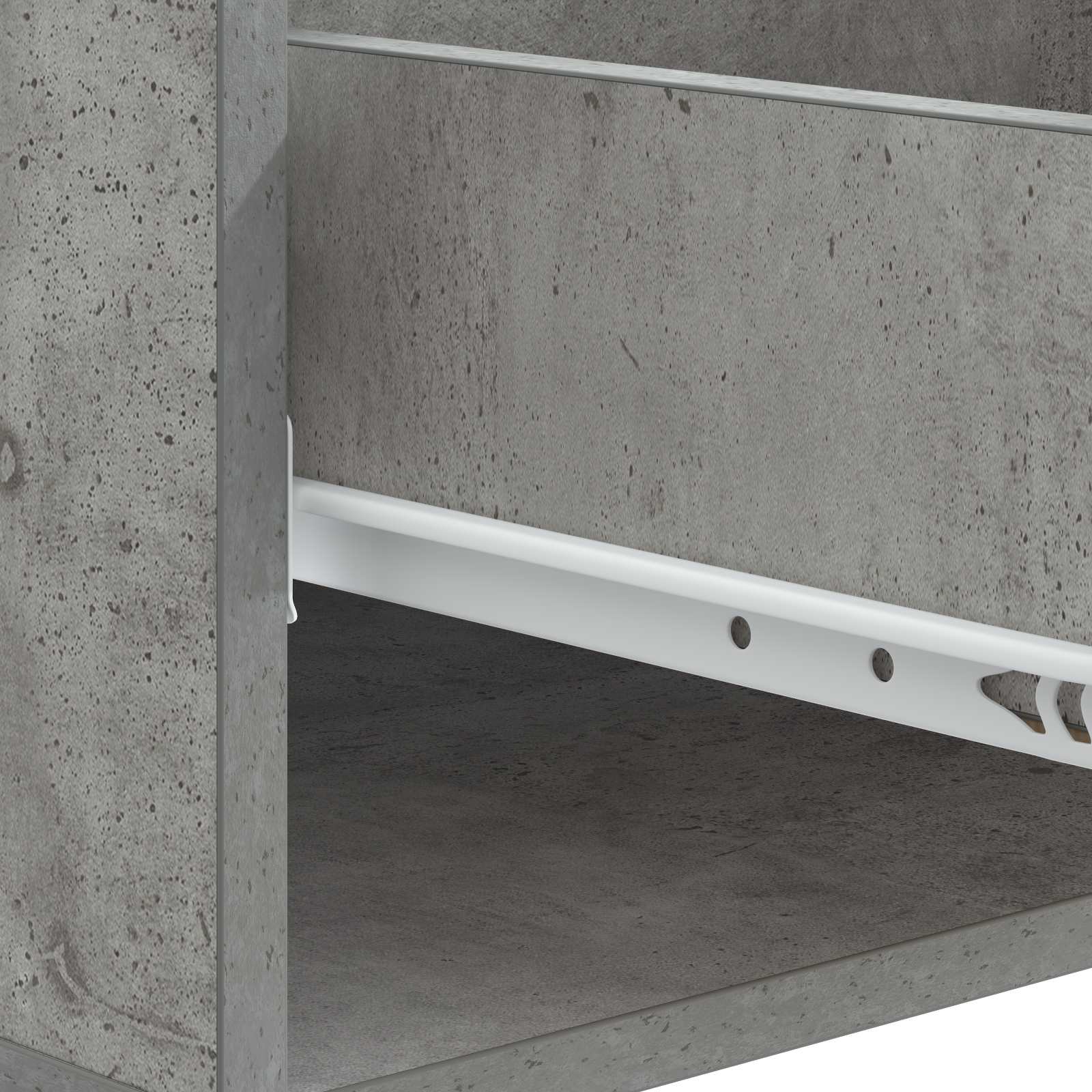 Table basse Gris béton 49 x 50 x 42 cm Bois d'ingénierie - XIOS