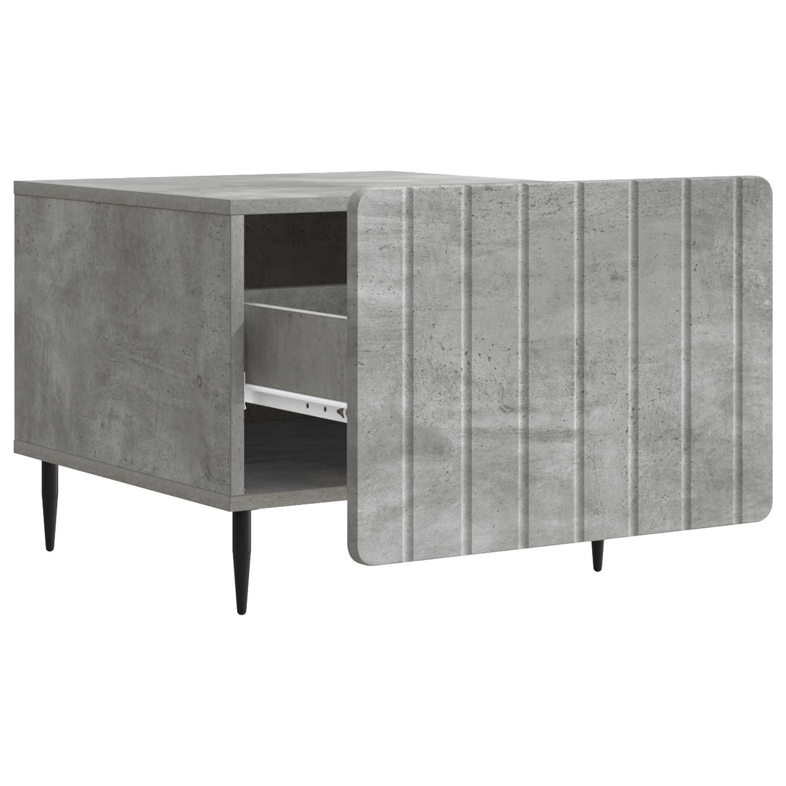 Table basse Gris béton 49 x 50 x 42 cm Bois d'ingénierie - XIOS