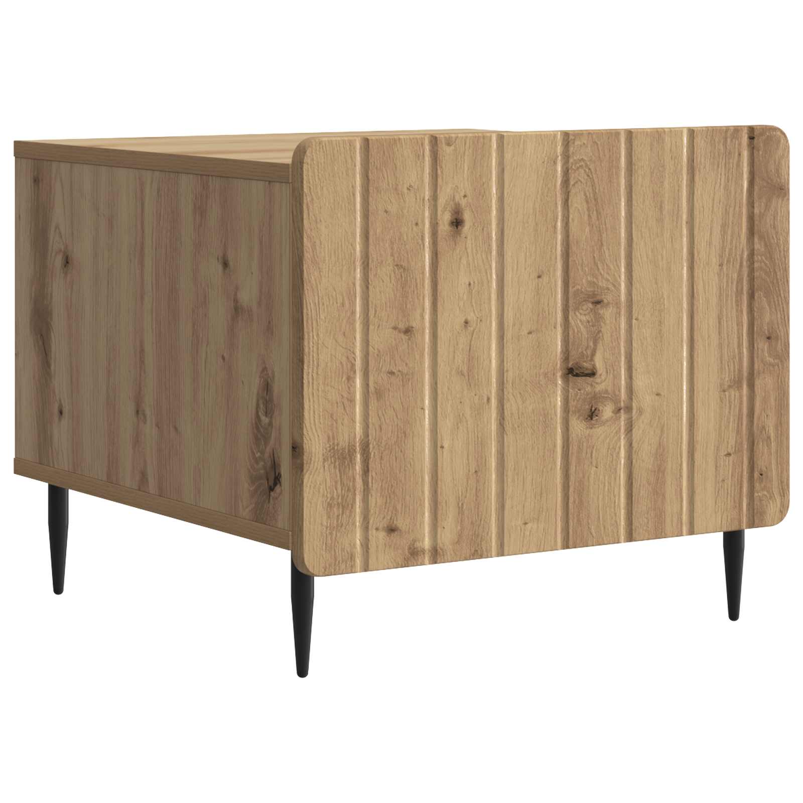 Table basse Chêne artisanal 49 x 50 x 42 cm Bois d'ingénierie - XIOS
