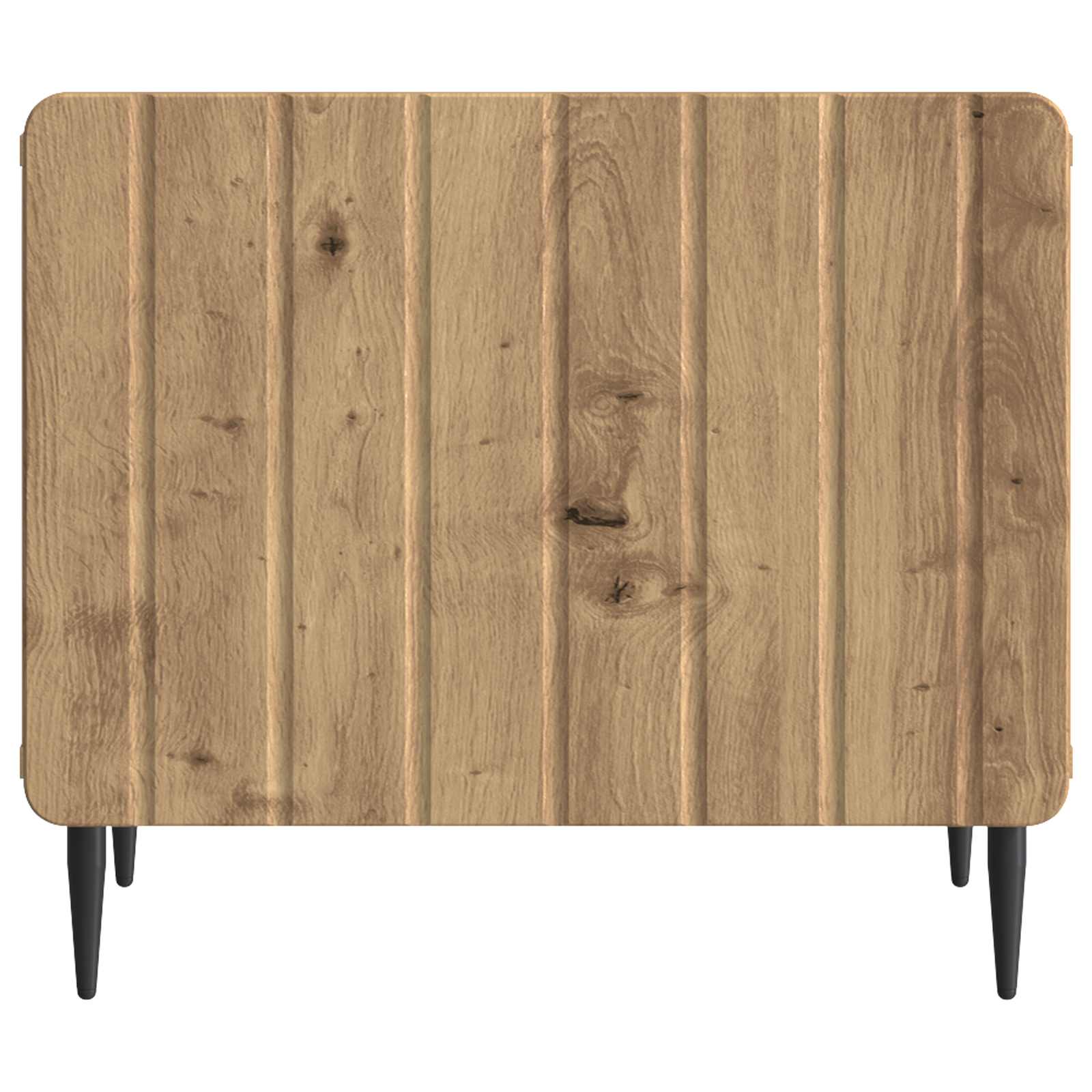 Table basse Chêne artisanal 49 x 50 x 42 cm Bois d'ingénierie - XIOS