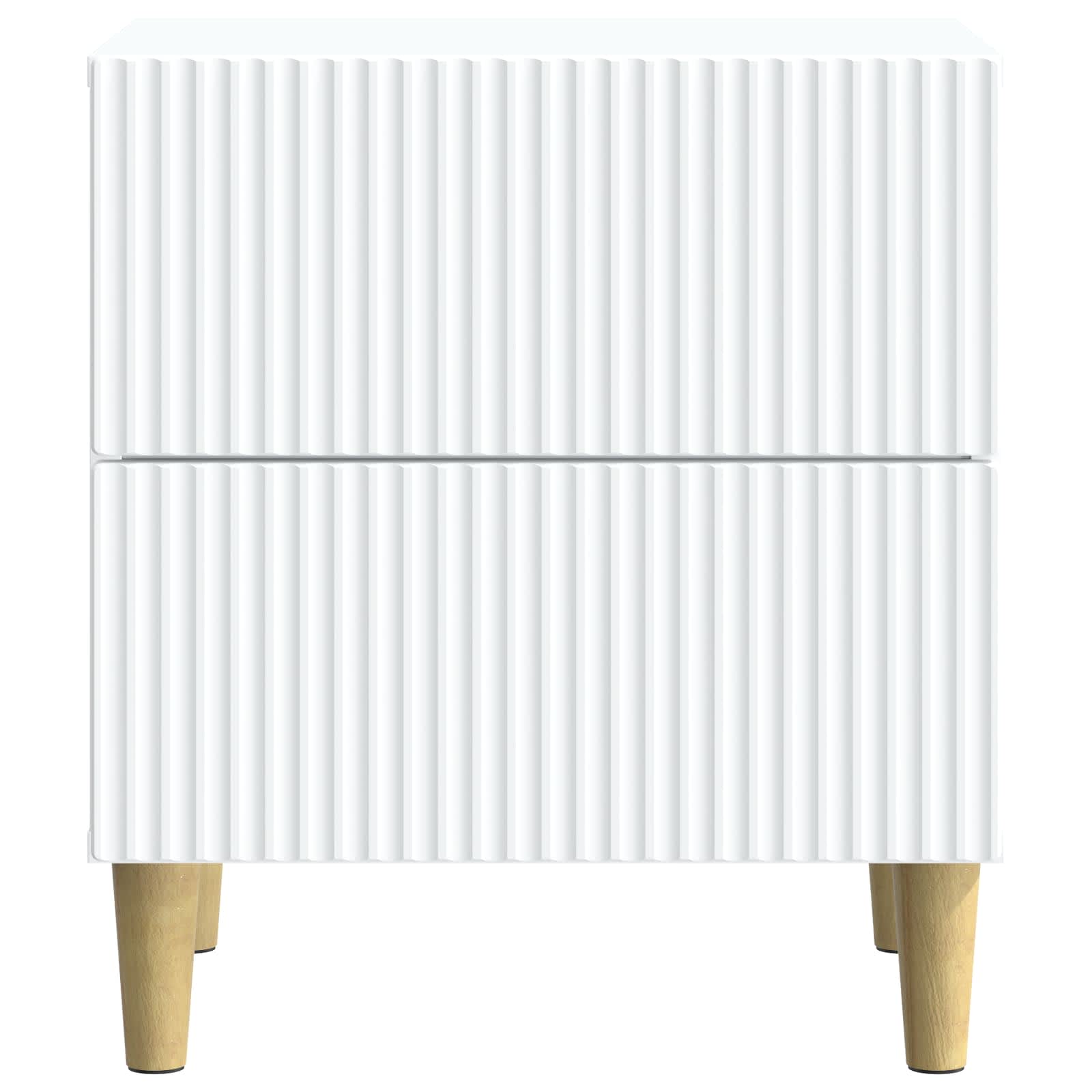 Cabinet de chevet Blanc 43 x 34,5 x 48 cm Bois d'ingénierie - XIOS