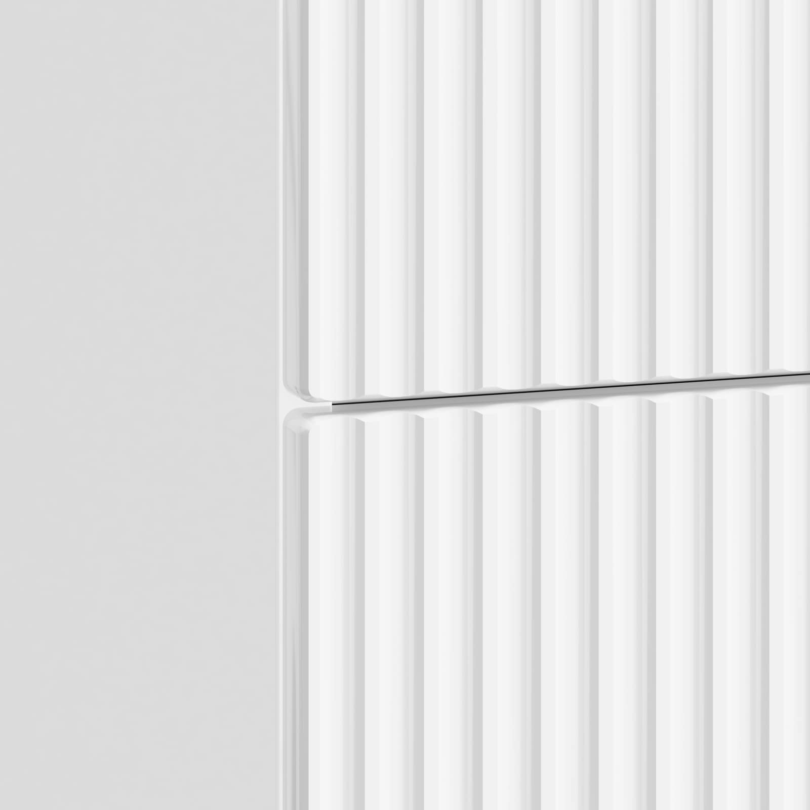 Cabinet de chevet 2 pcs Blanc brillant 43 x 34,5 x 48 cm - XIOS