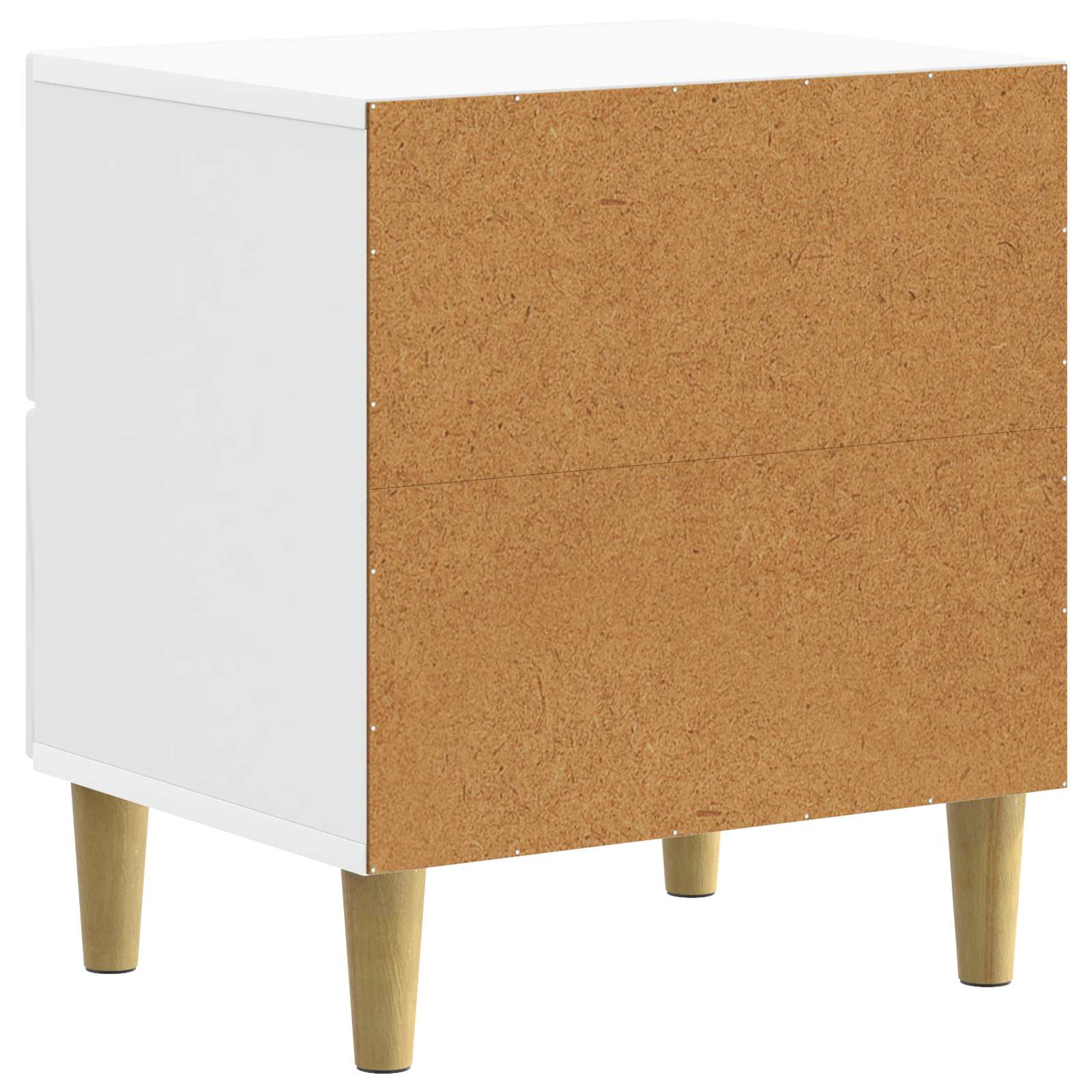 Cabinet de chevet 2 pcs Blanc brillant 43 x 34,5 x 48 cm - XIOS