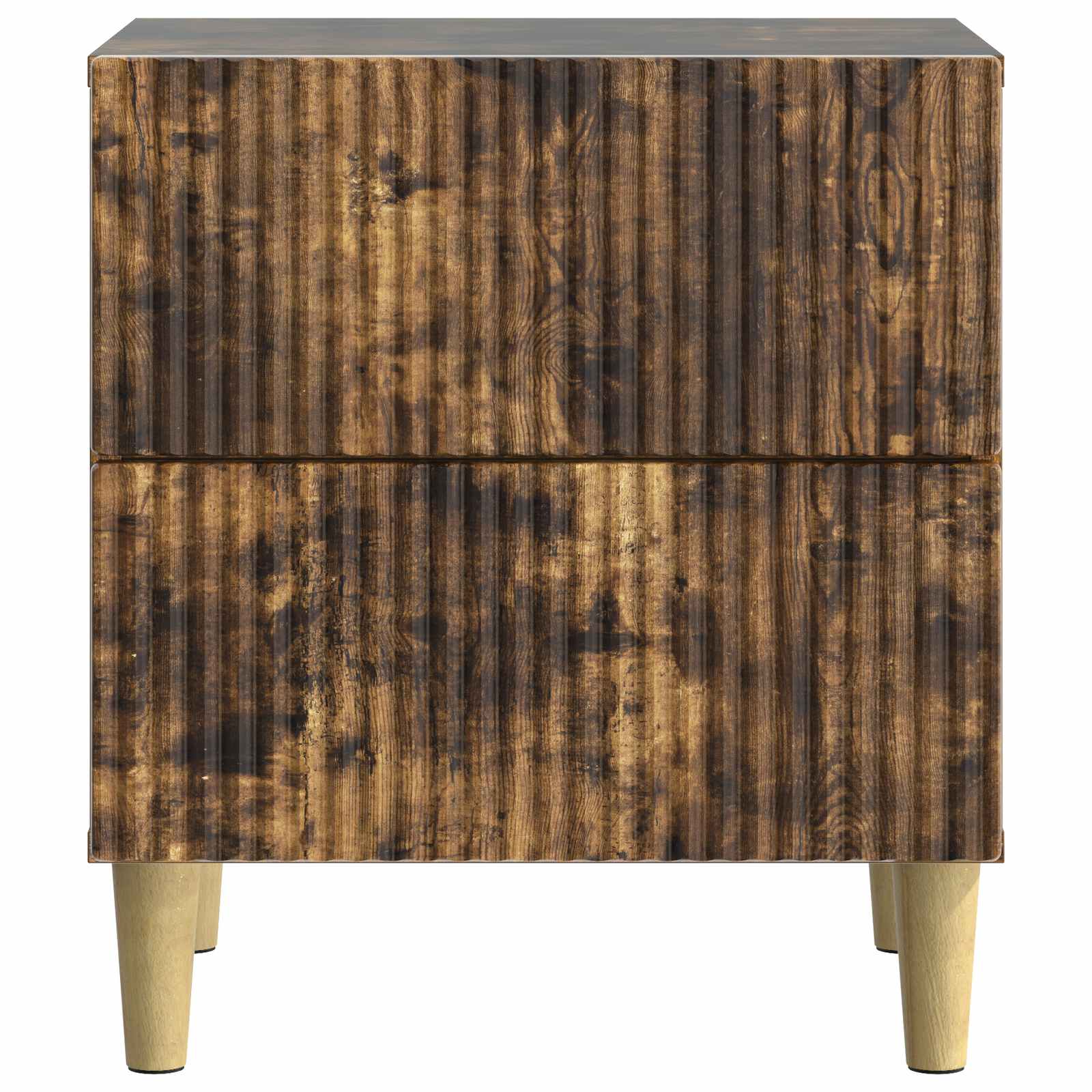 Cabinet de chevet avec tiroir Chêne fumé 43 x 34,5 x 48 cm - XIOS