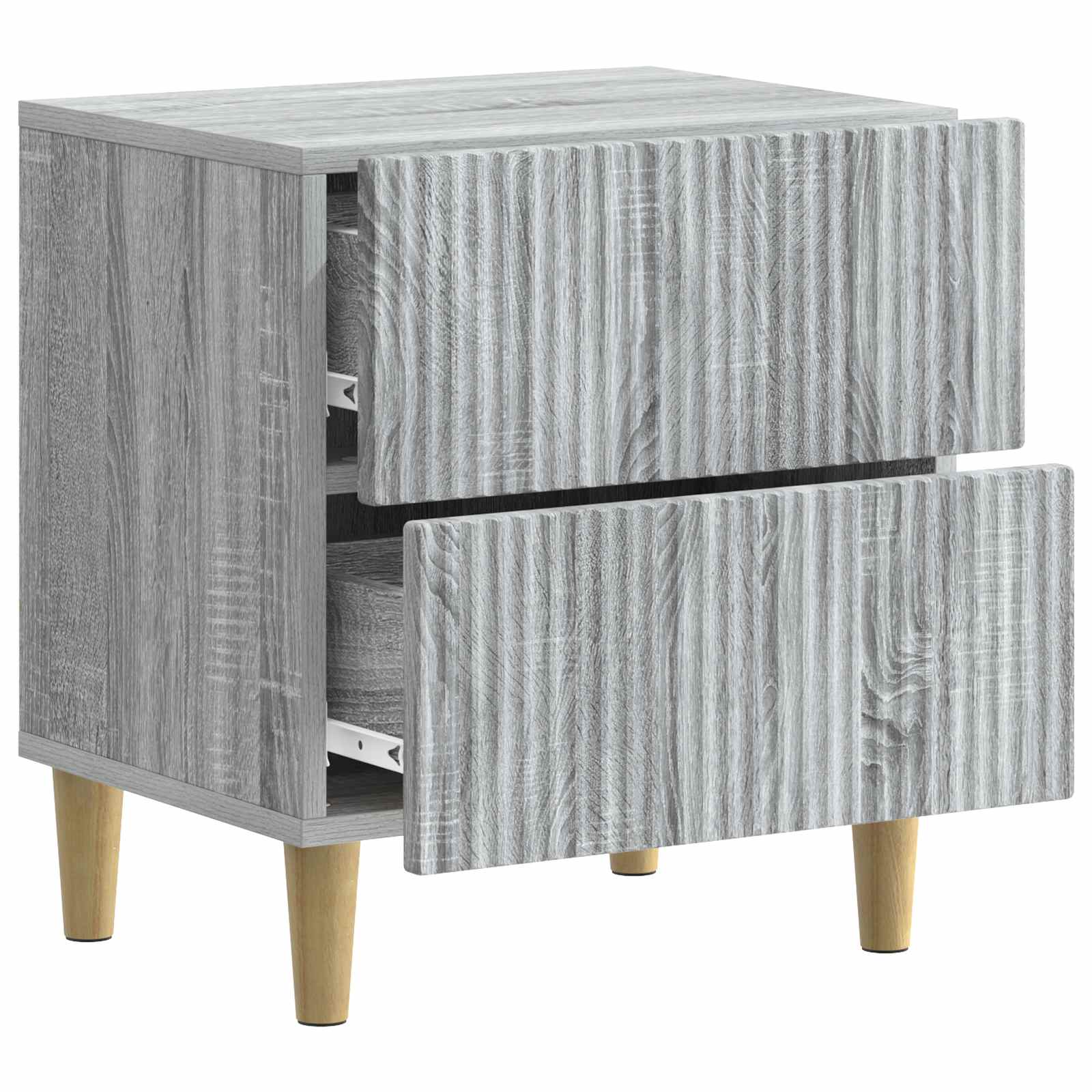 Cabinet de chevet avec tiroir Sonoma gris 43 x 34,5 x 48 cm - XIOS