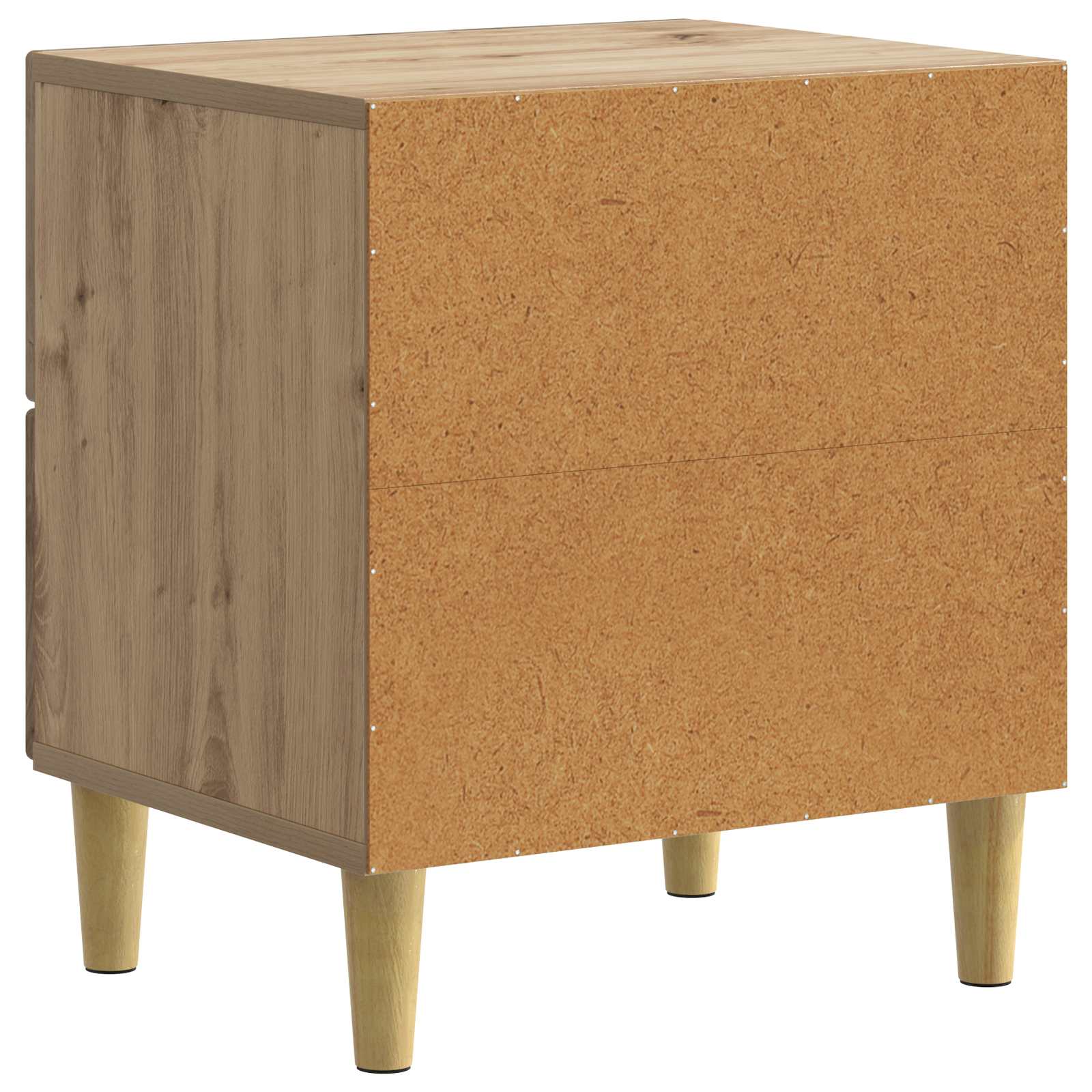 Cabinet de chevet 2 pcs Chêne artisanal 43 x 34,5 x 48 cm - XIOS