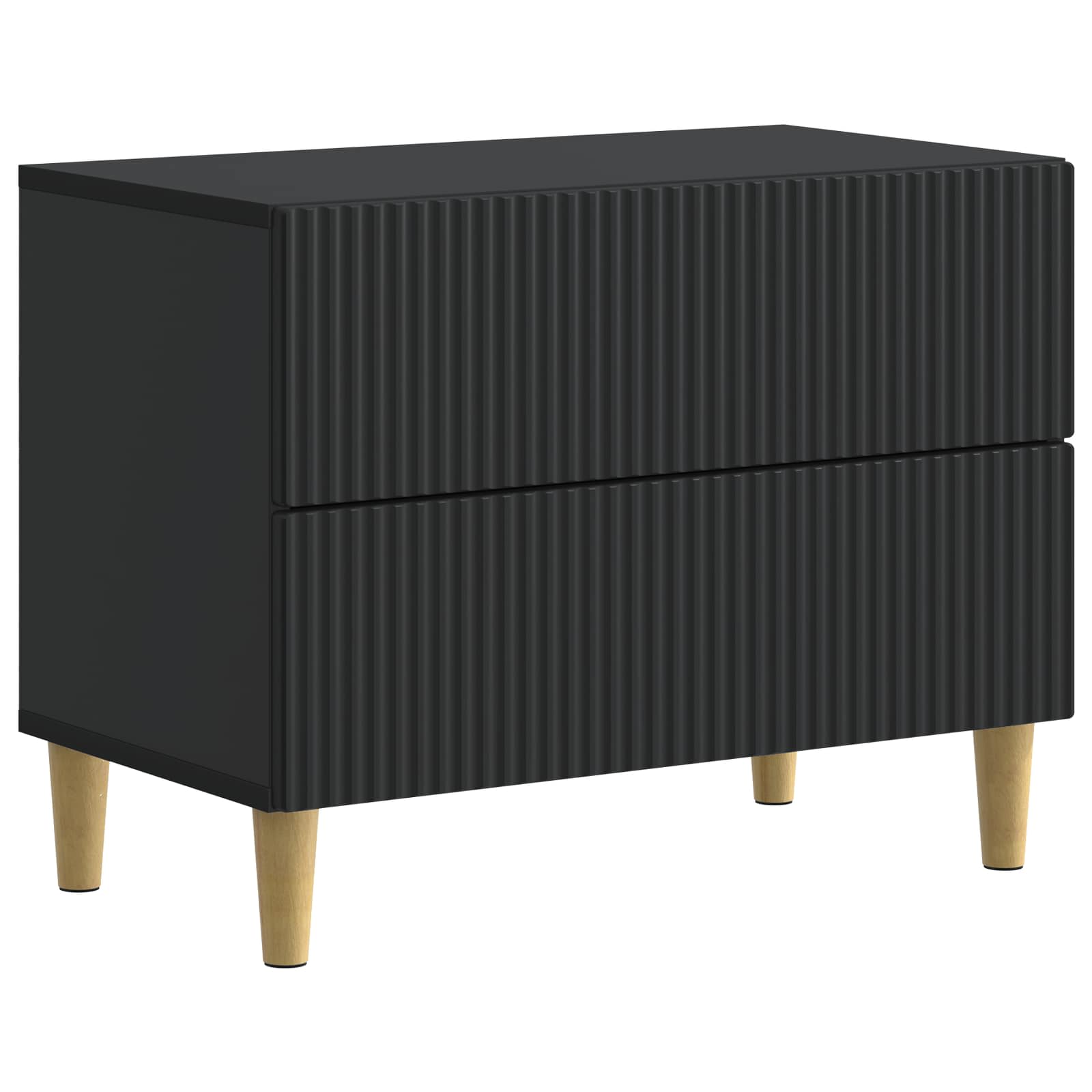 Cabinet de chevet Noir 62 x 34,5 x 48 cm Bois d'ingénierie - XIOS