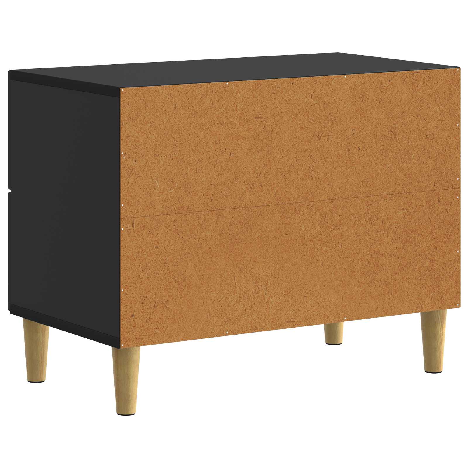 Cabinet de chevet Noir 62 x 34,5 x 48 cm Bois d'ingénierie - XIOS