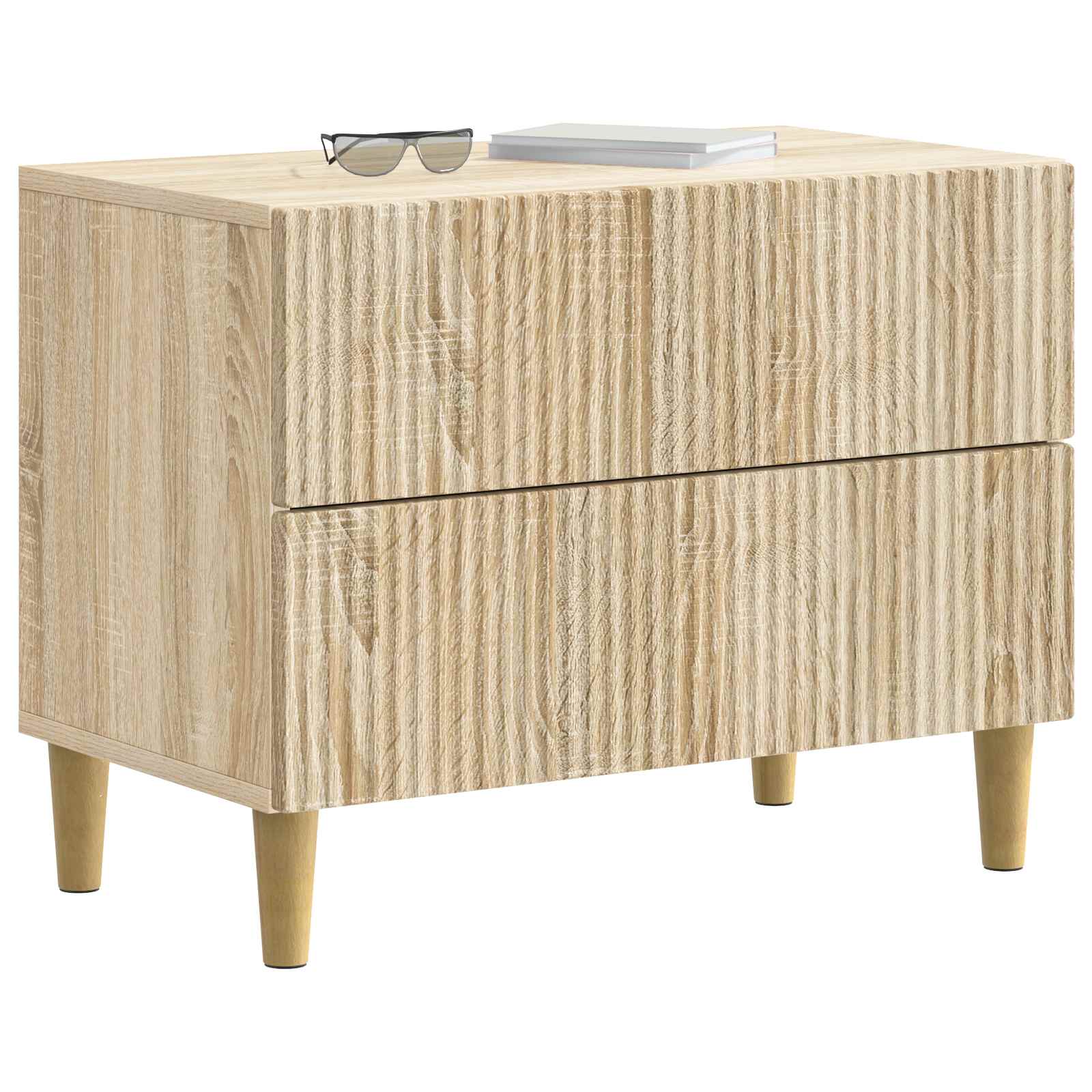 Cabinet de chevet avec tiroir Chêne Sonoma 62 x 34,5 x 48 cm - XIOS