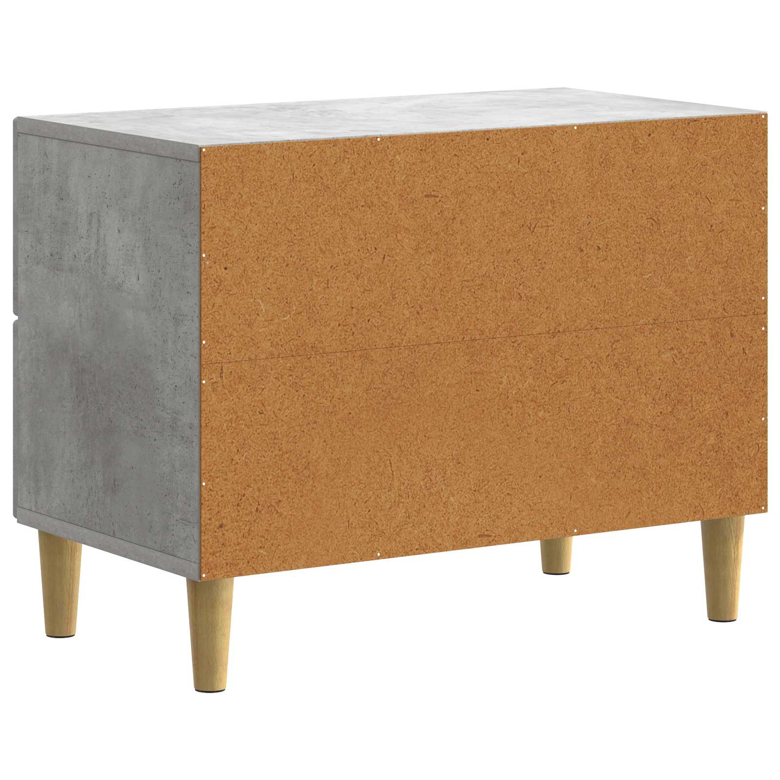 Cabinet de chevet avec tiroir Gris béton 62 x 34,5 x 48 cm - XIOS