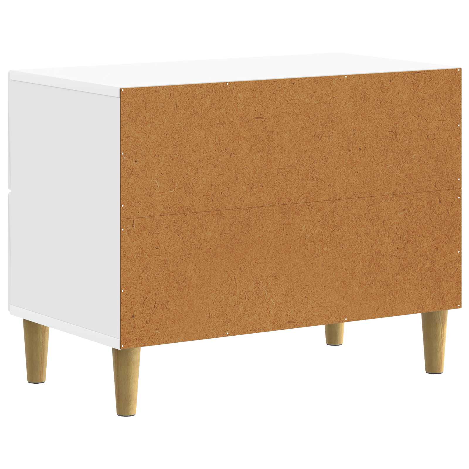 Cabinet de chevet avec tiroir Blanc brillant 62 x 34,5 x 48 cm - XIOS
