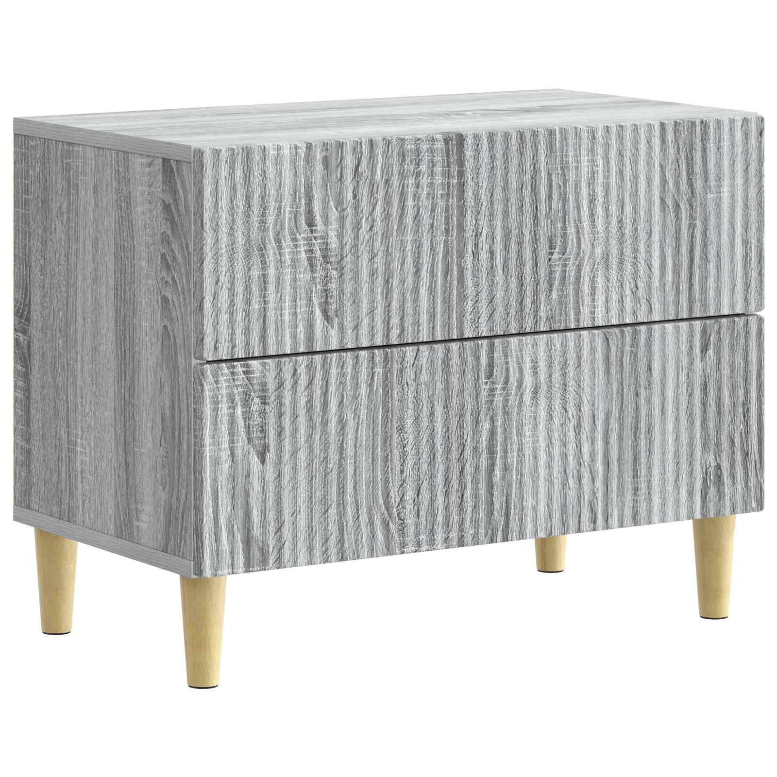 Cabinet de chevet avec tiroir Sonoma gris 62 x 34,5 x 48 cm - XIOS