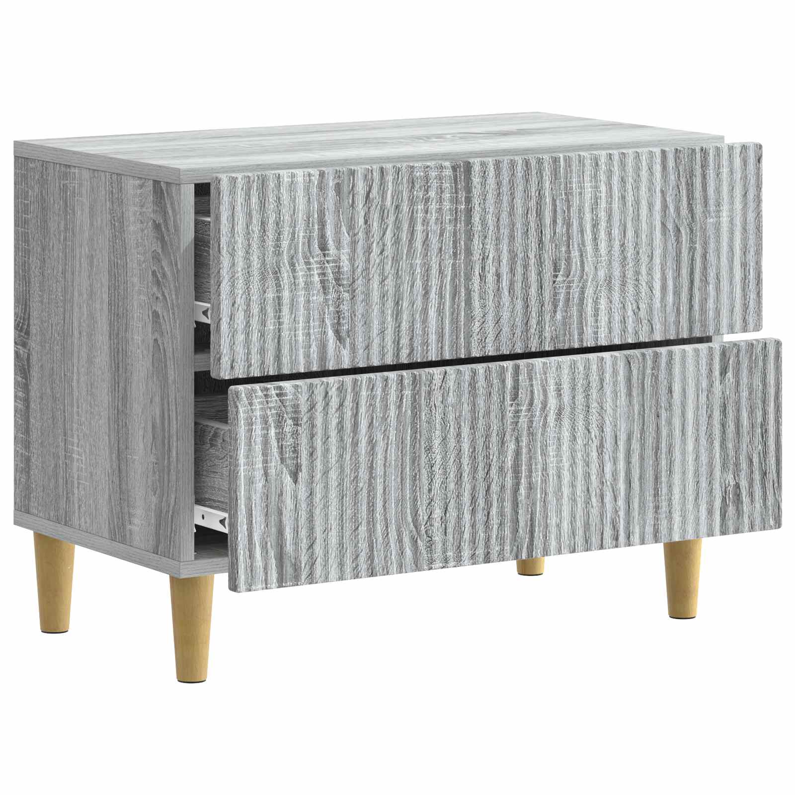 Cabinet de chevet avec tiroir Sonoma gris 62 x 34,5 x 48 cm - XIOS