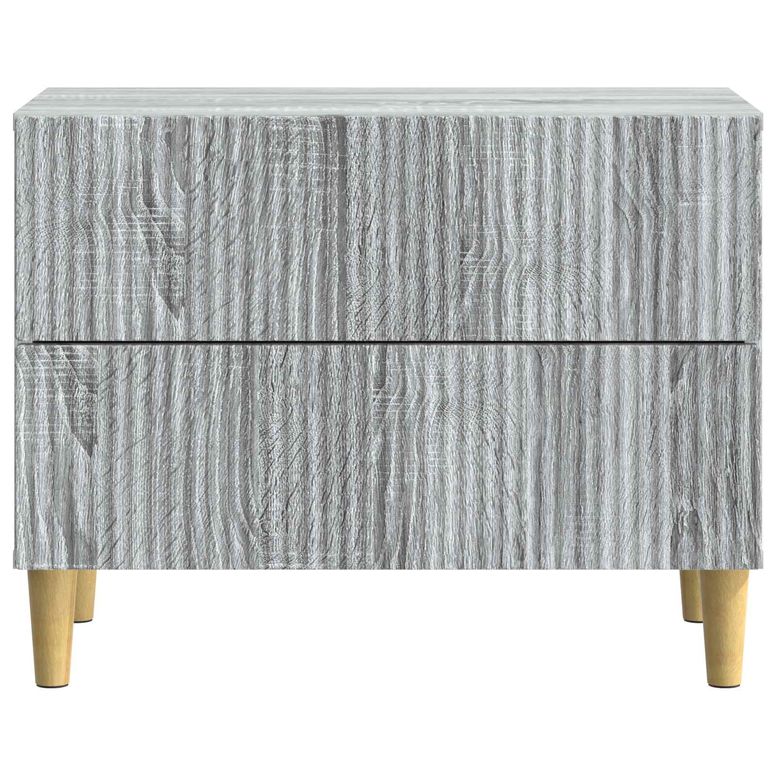 Cabinet de chevet avec tiroir Sonoma gris 62 x 34,5 x 48 cm - XIOS