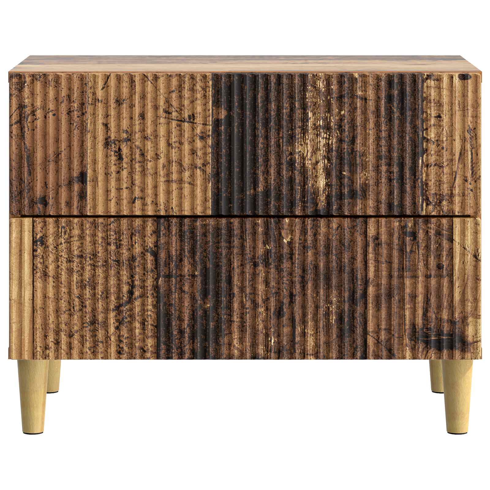 Cabinet de chevet avec tiroir Bois ancien 62 x 34,5 x 48 cm - XIOS
