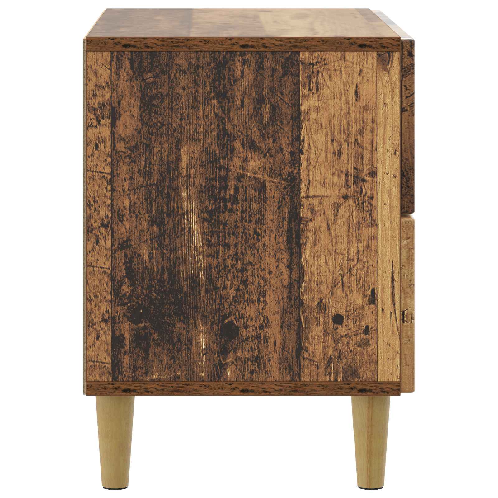 Cabinet de chevet avec tiroir Bois ancien 62 x 34,5 x 48 cm - XIOS
