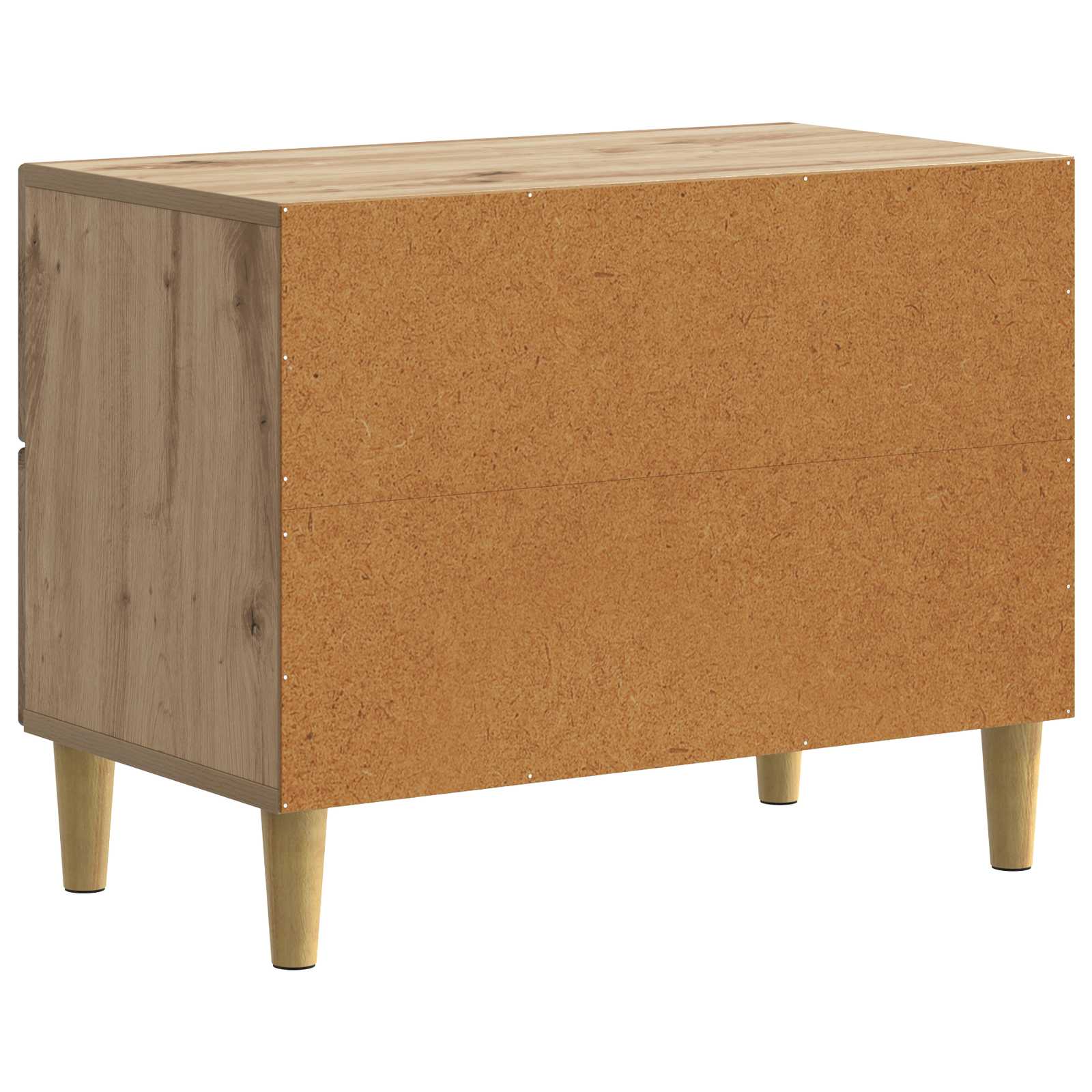 Cabinet de chevet avec tiroir Chêne artisanal 62 x 34,5 x 48 cm - XIOS