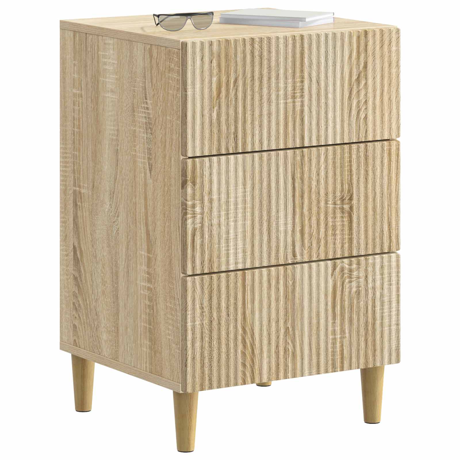 Cabinet de chevet avec tiroir Chêne Sonoma 43 x 41 x 66,5 cm - XIOS
