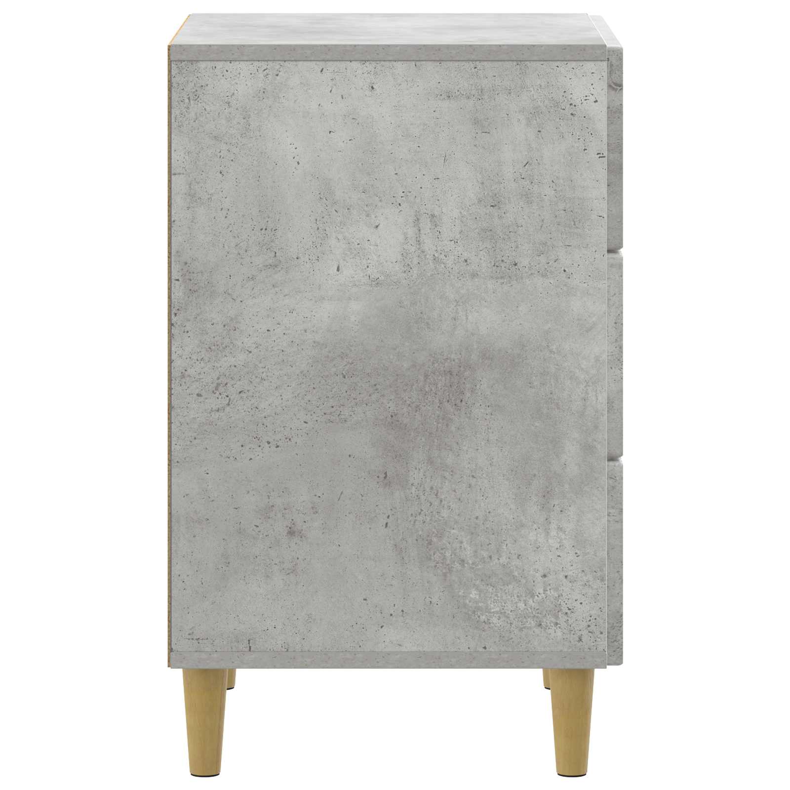 Cabinet de chevet avec tiroir Gris béton 43 x 41 x 66,5 cm - XIOS