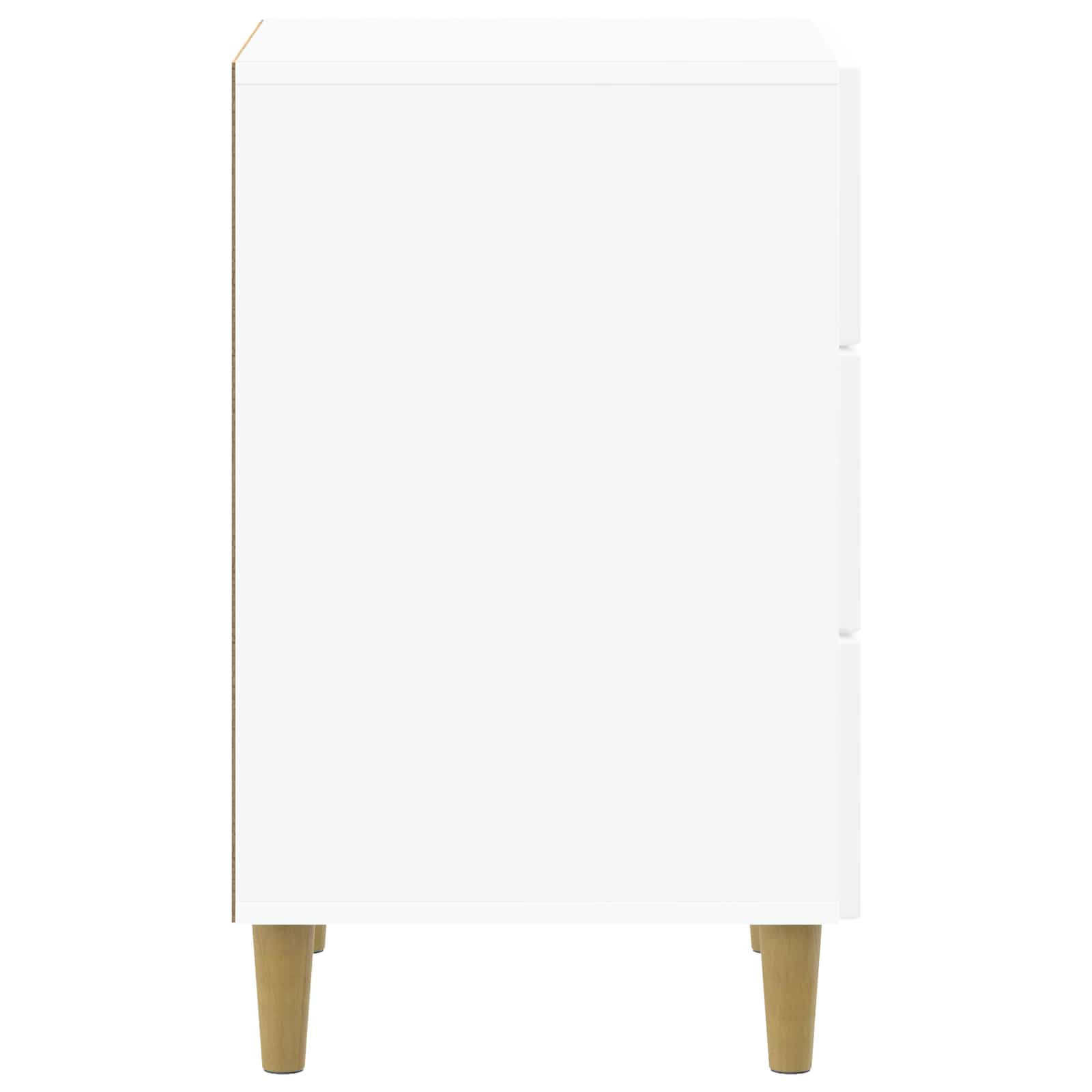 Cabinet de chevet avec tiroir Blanc brillant 43 x 41 x 66,5 cm - XIOS