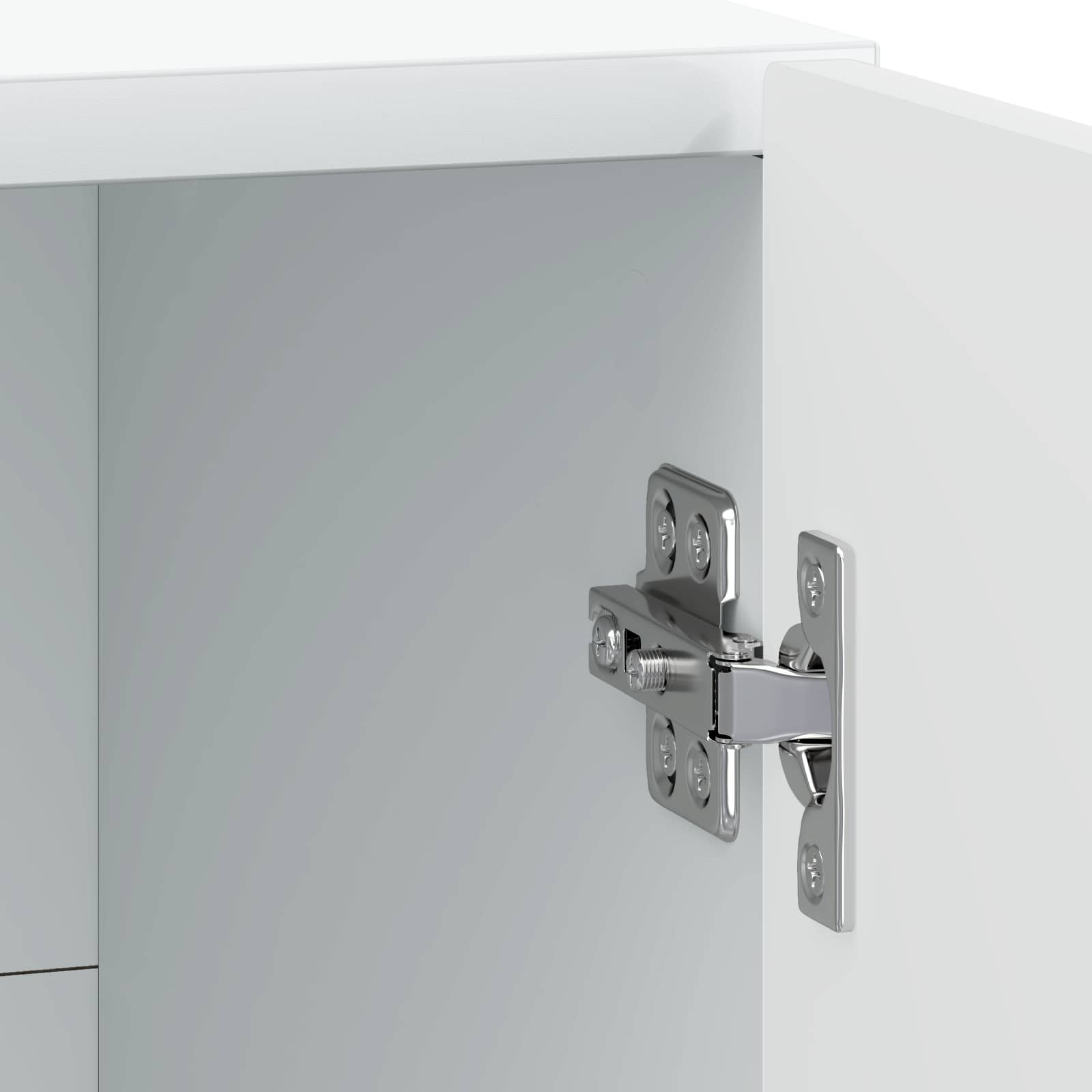 Cabinet de chevet 2 pcs Blanc 43 x 34,5 x 50 cm - XIOS