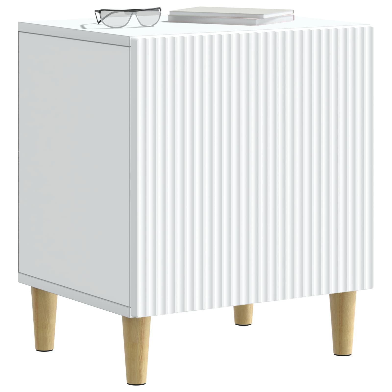 Cabinet de chevet 2 pcs Blanc 43 x 34,5 x 50 cm - XIOS
