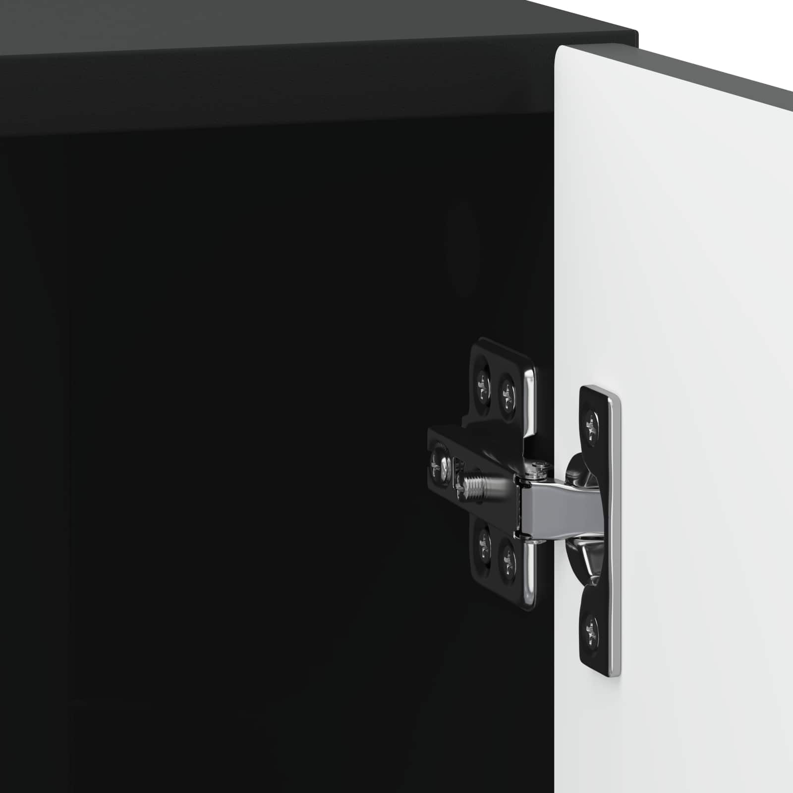 Cabinet de chevet 2 pcs Noir 43 x 34,5 x 50 cm - XIOS
