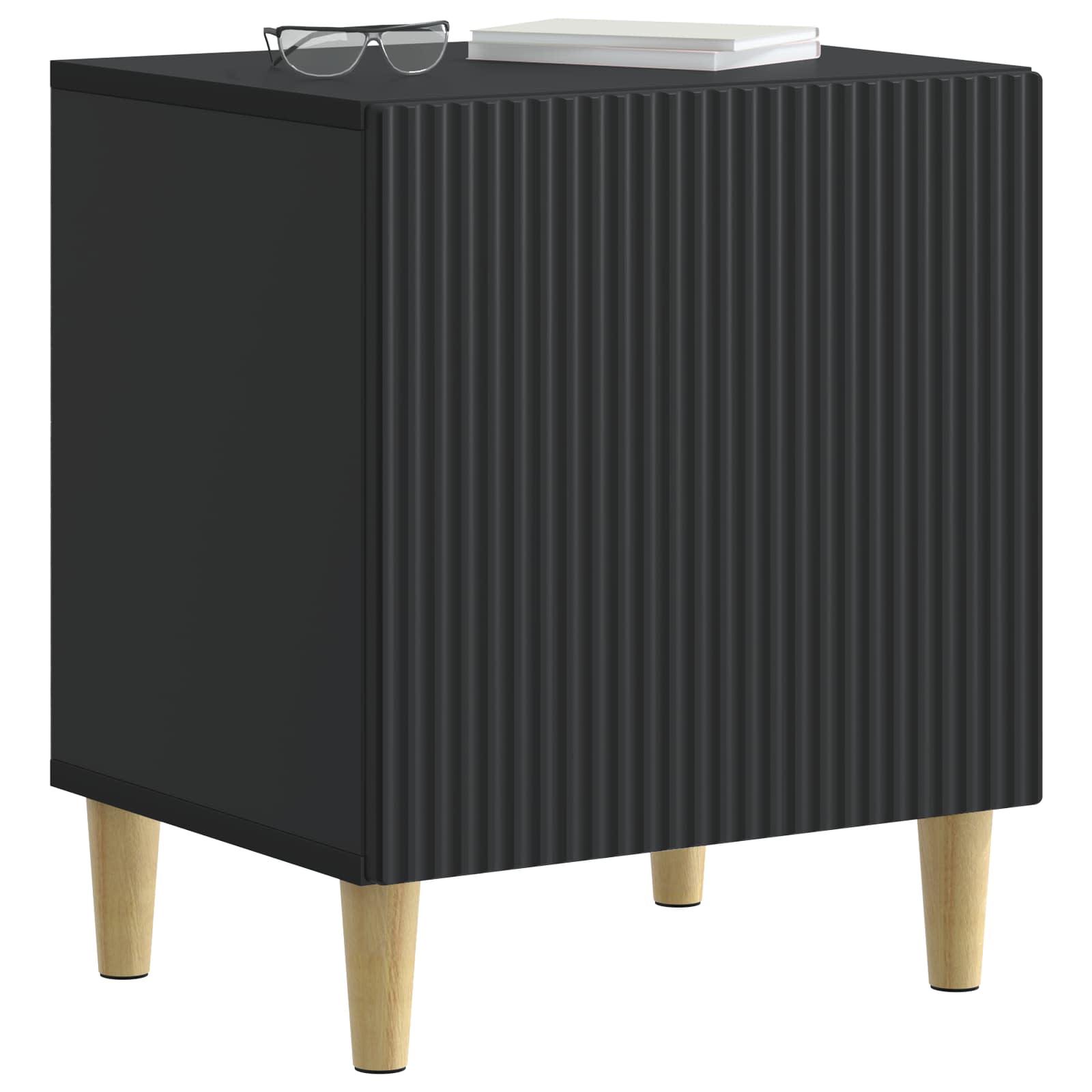 Cabinet de chevet 2 pcs Noir 43 x 34,5 x 50 cm - XIOS