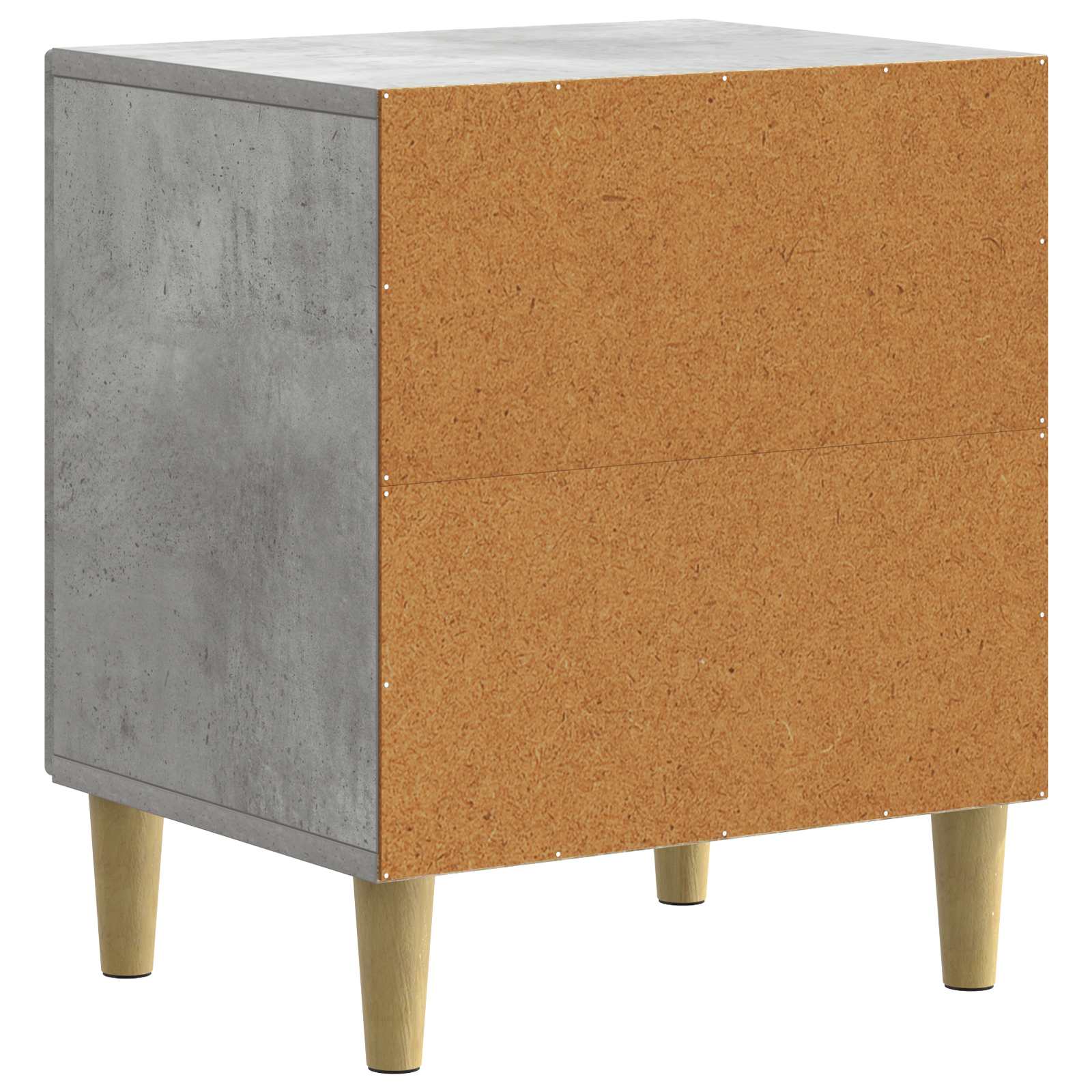 Cabinet de chevet Gris béton 43 x 34,5 x 50 cm - XIOS