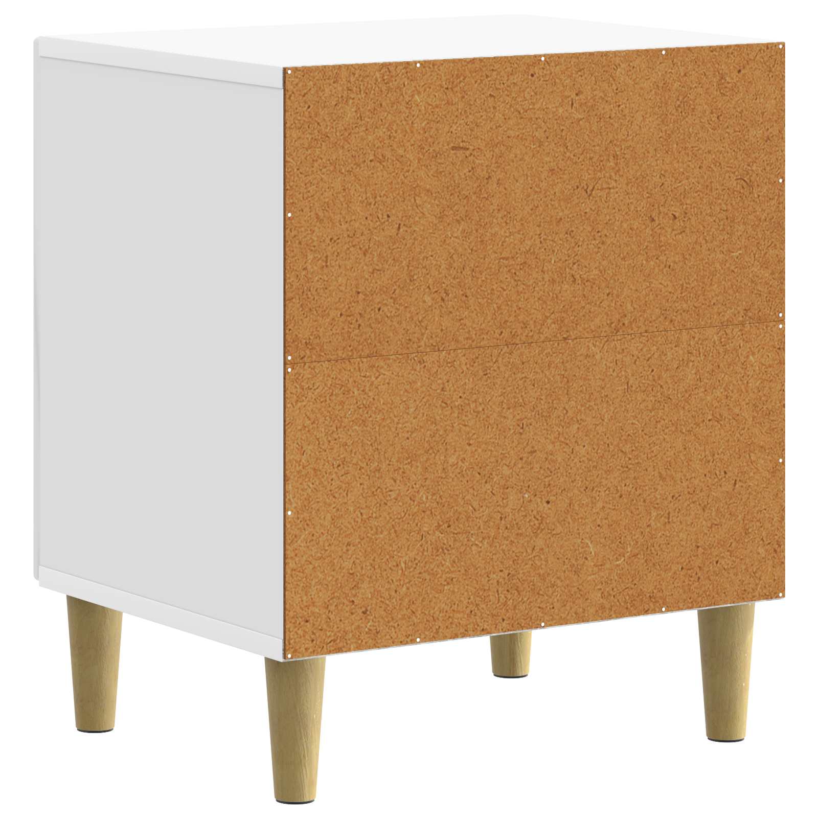 Cabinet de chevet 2 pcs Blanc brillant 43 x 34,5 x 50 cm - XIOS