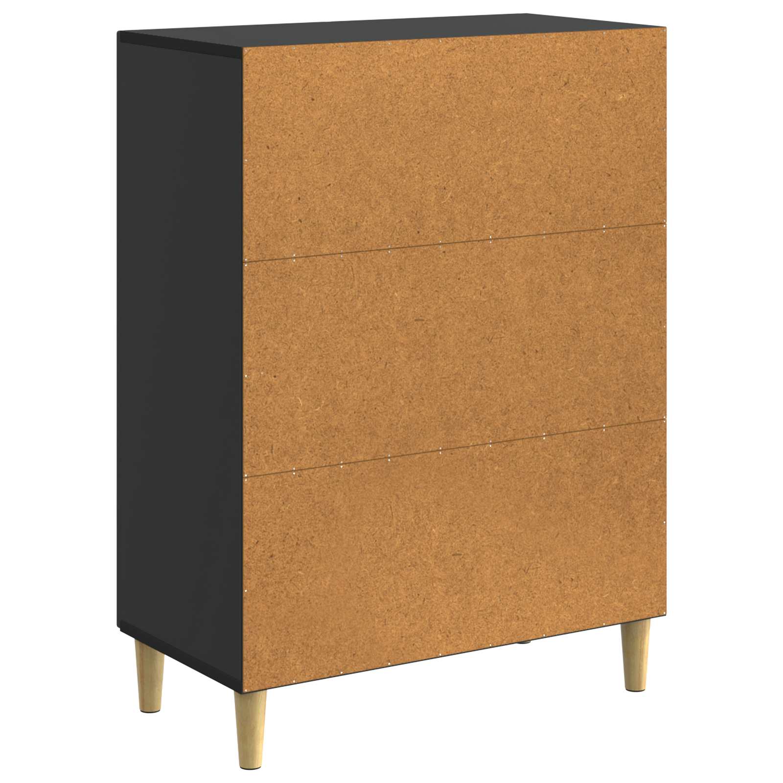 Buffet Noir 66 x 34,5 x 90 cm Bois d'ingénierie - XIOS