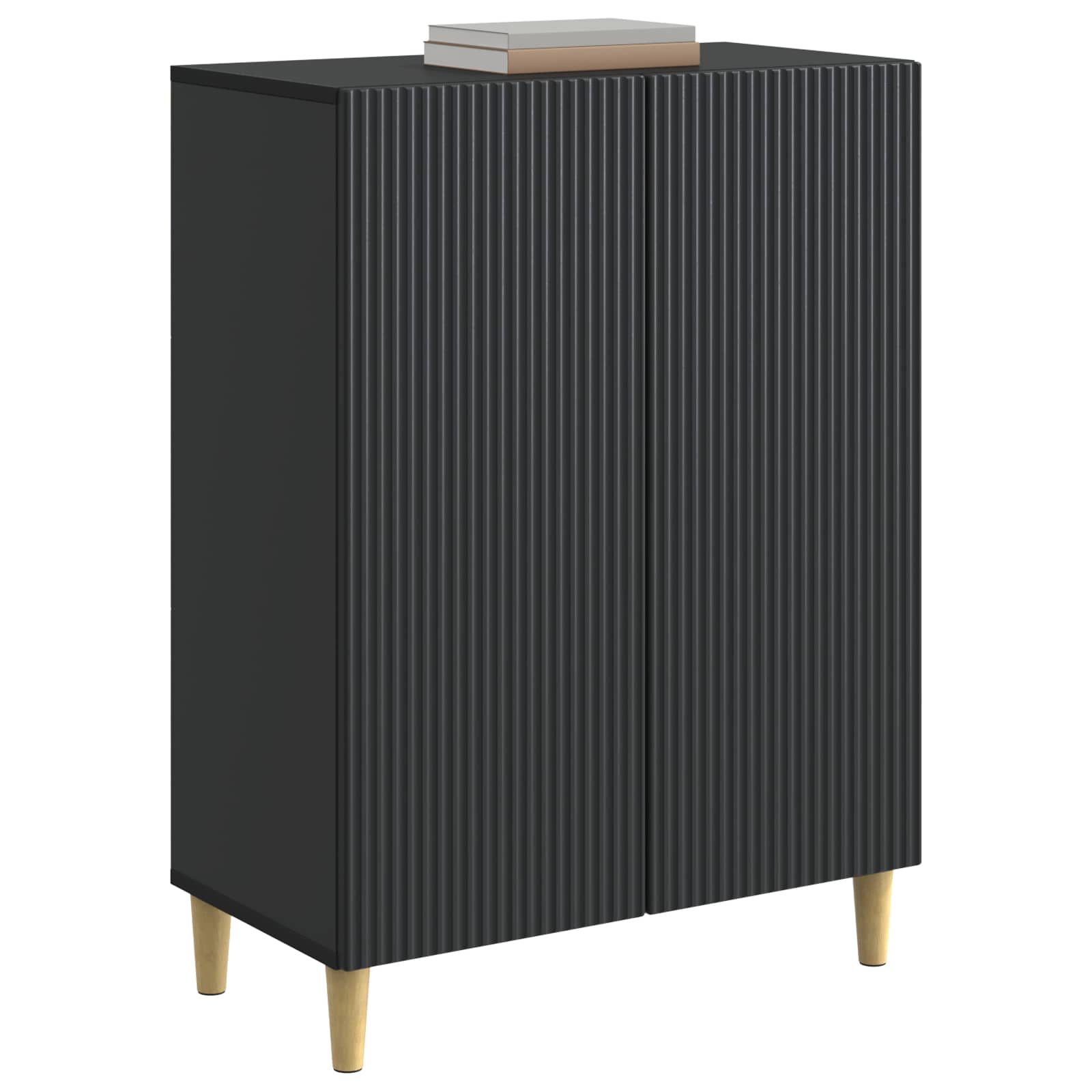 Buffet Noir 66 x 34,5 x 90 cm Bois d'ingénierie - XIOS