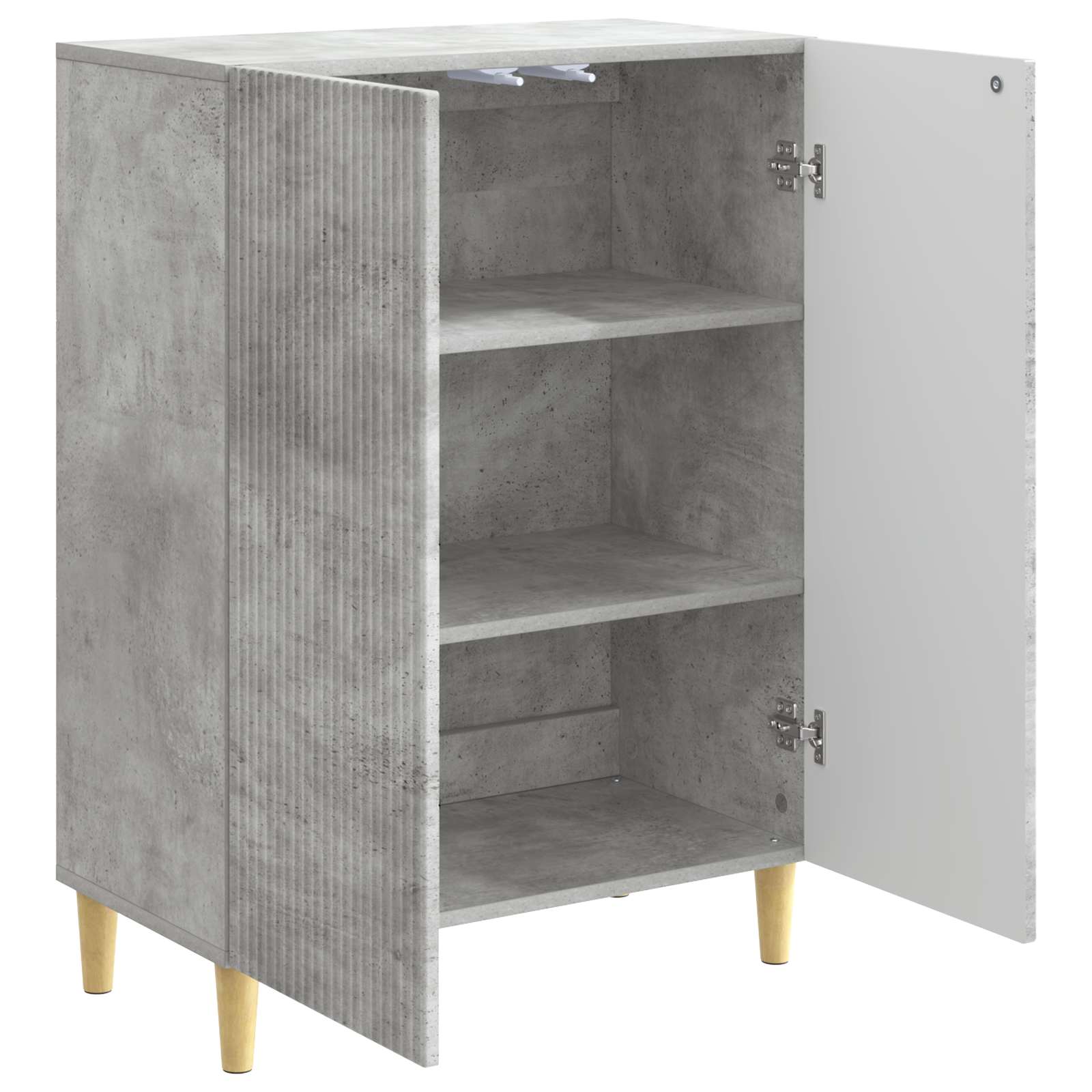 Buffet Gris béton 66 x 34,5 x 90 cm Bois d'ingénierie - XIOS