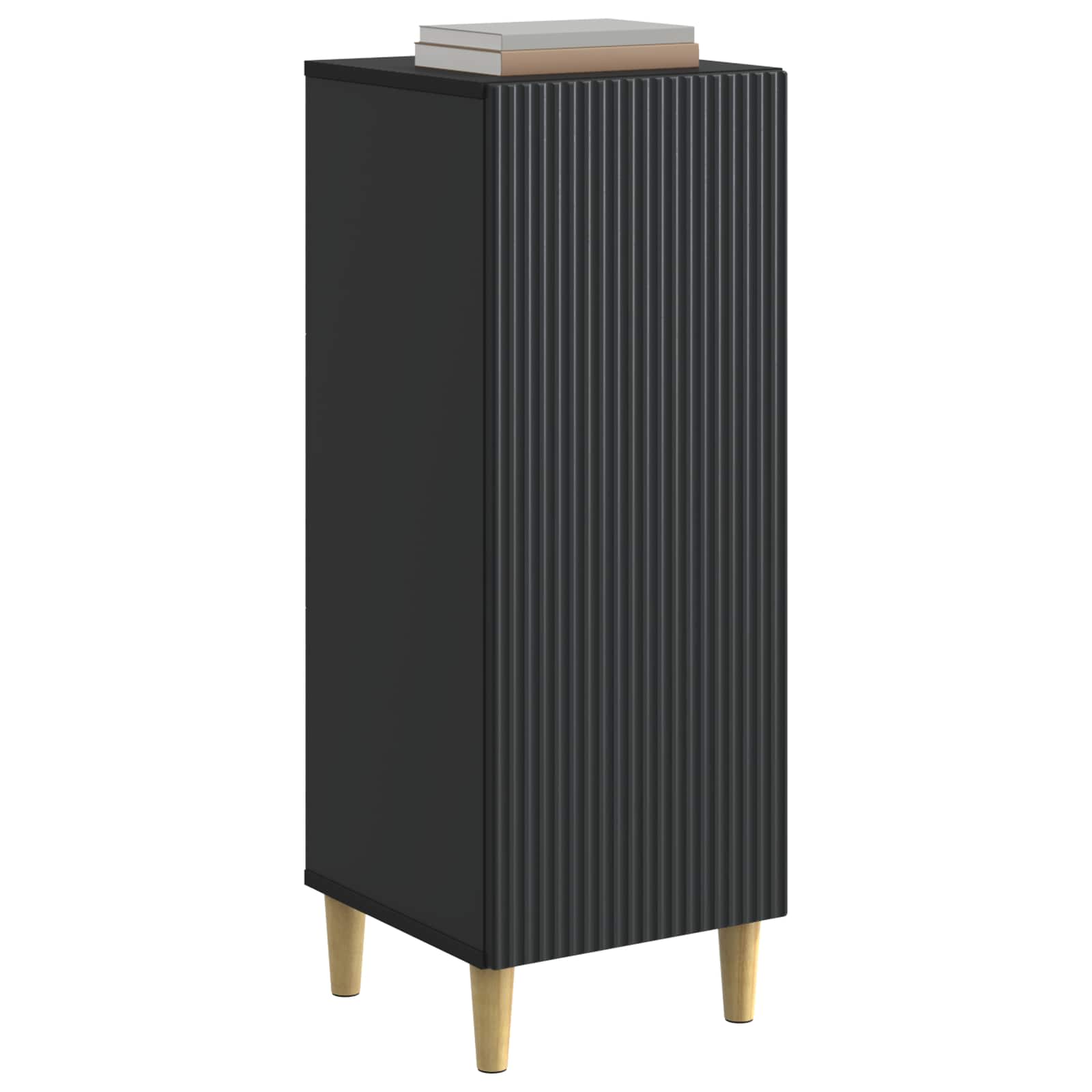 Buffet Noir 33 x 34,5 x 90 cm Bois d'ingénierie - XIOS