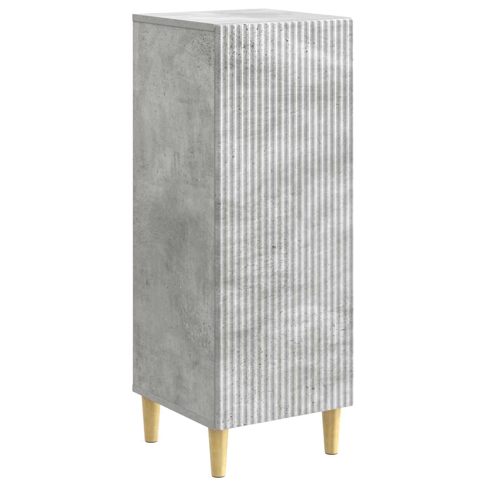 Buffet Gris béton 33 x 34,5 x 90 cm Bois d'ingénierie - XIOS