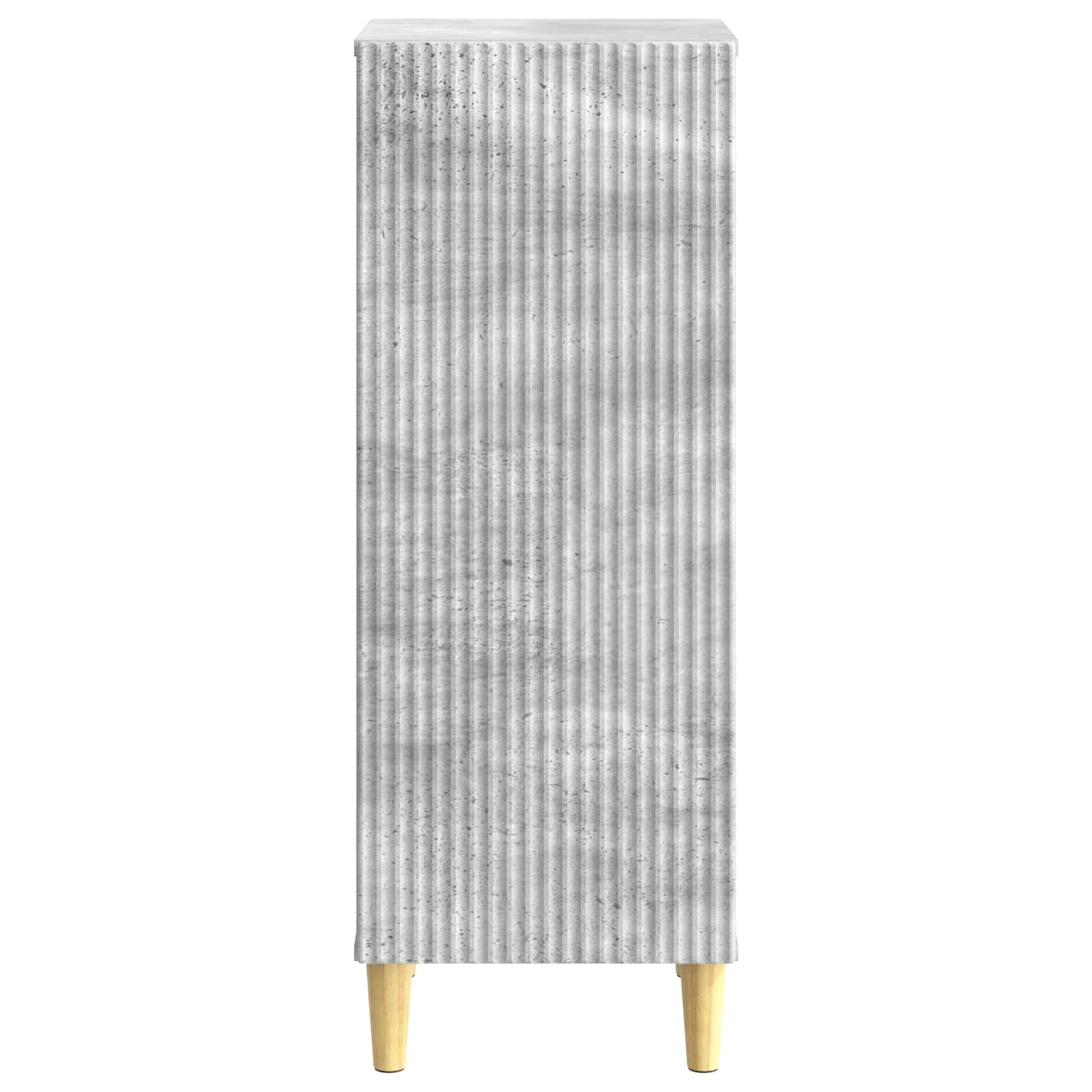 Buffet Gris béton 33 x 34,5 x 90 cm Bois d'ingénierie - XIOS